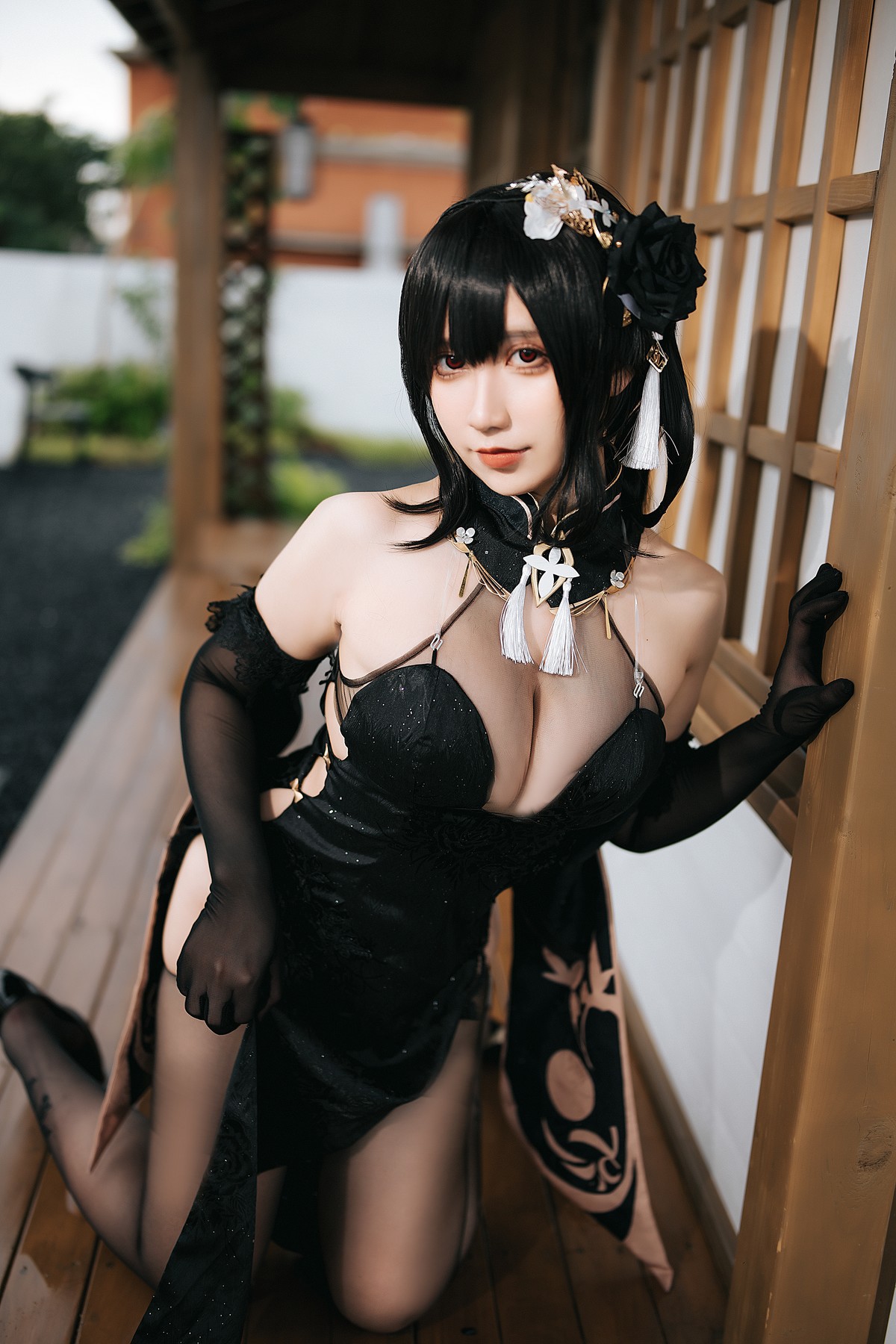 九曲Jean Cosplay 镇海旗袍(17)