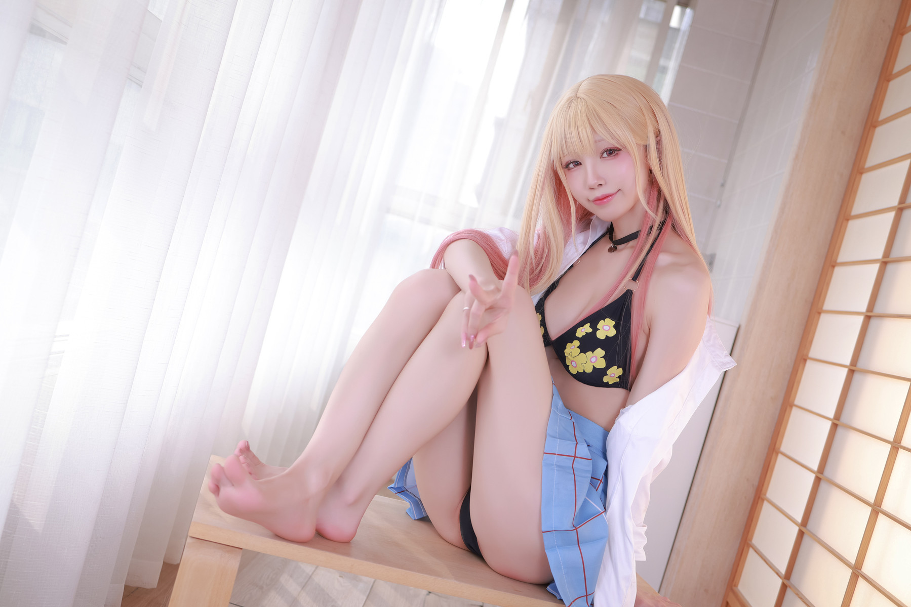 水淼aqua Cosplay Vol.117 Marin Kitagawa 喜多川海夢(33)