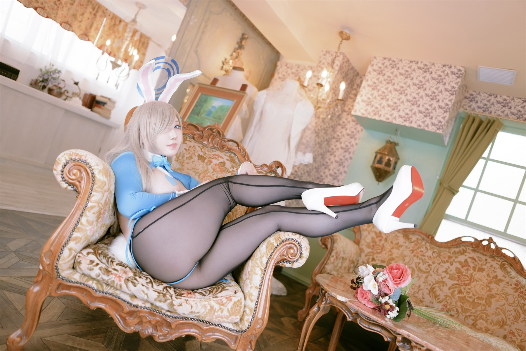 Cosplay サクSAKU Asuna Omake(28)