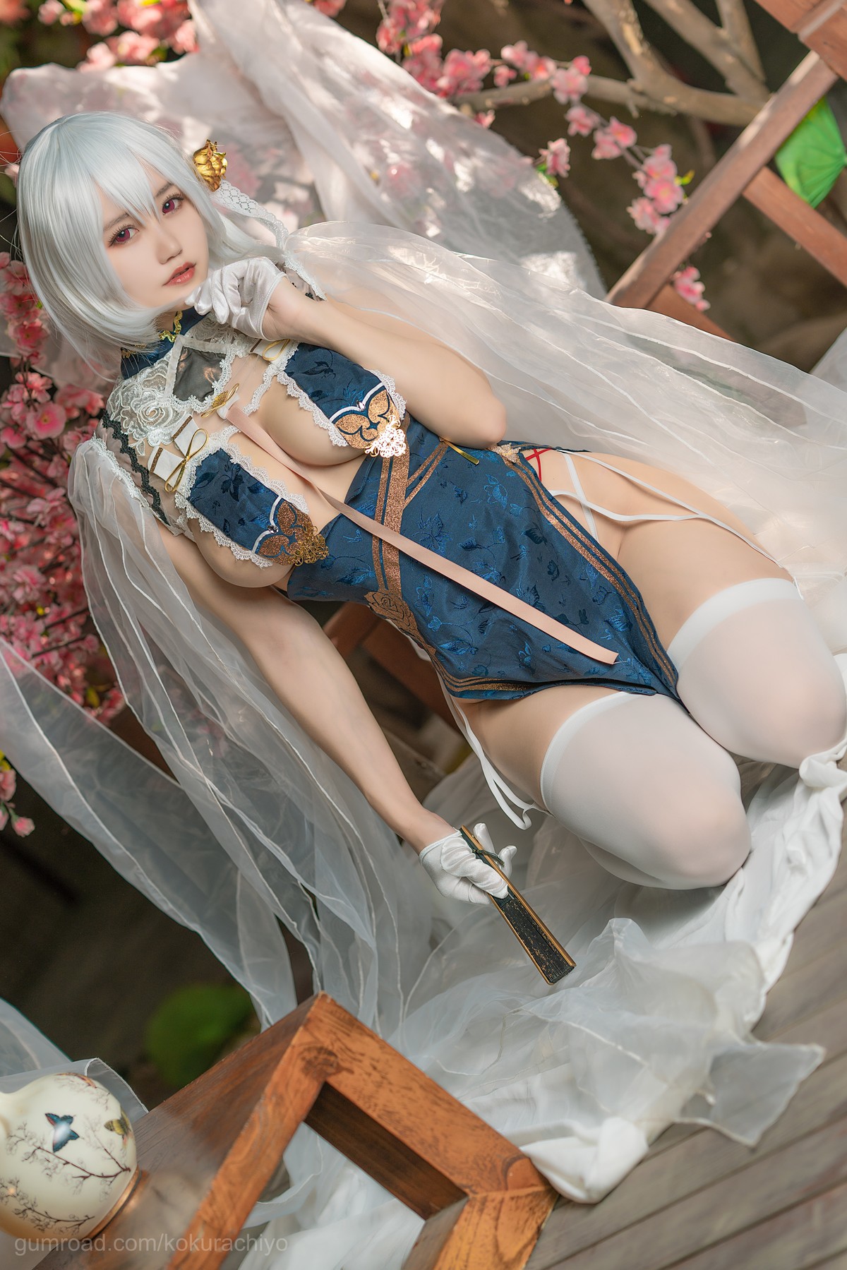 Cosplay 小仓千代 天狼星旗袍(2)