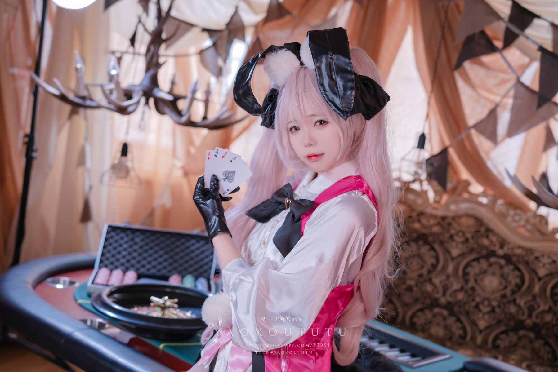 Cosplay 黏黏团子兔 六月订阅『高扬斯卡娅兔女郎』小剧场(4)