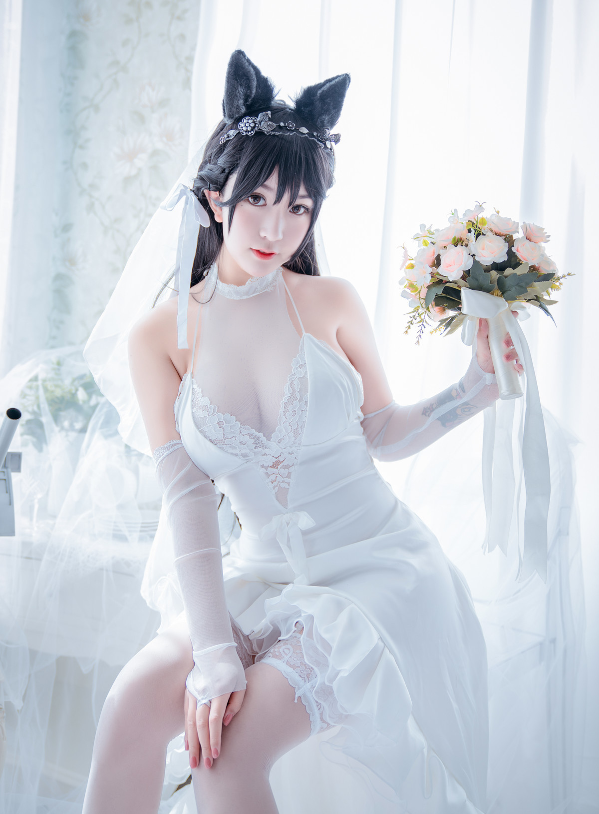 Cosplay 猫九酱Sakura 碧蓝誓约 Set.02(25)