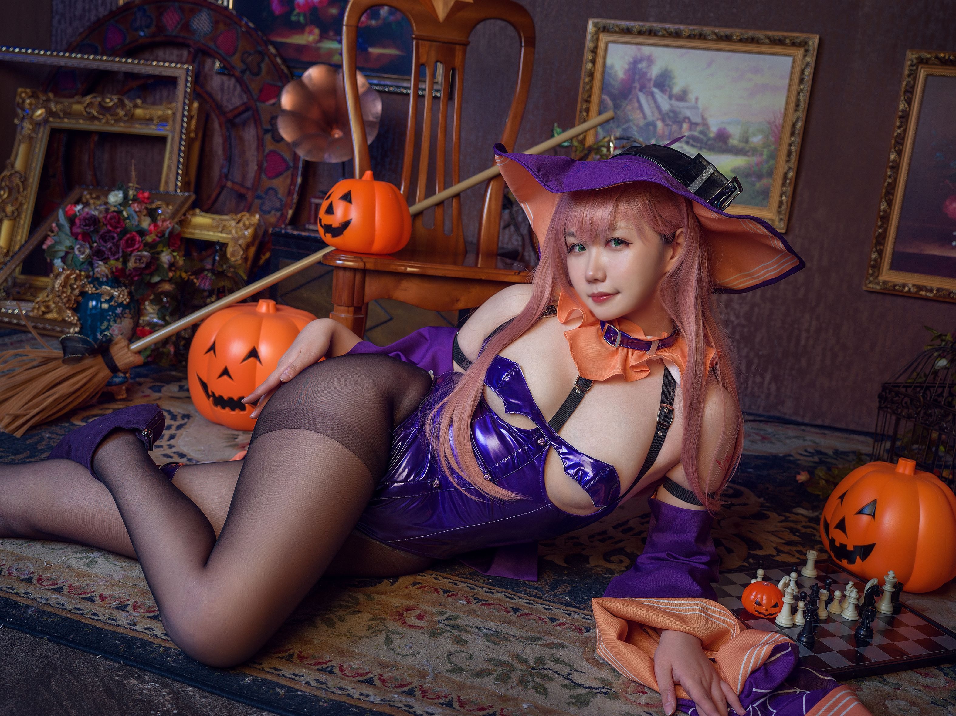 Makachan 麻花麻花酱 - Memphis Halloween (Azur Lane)(35)