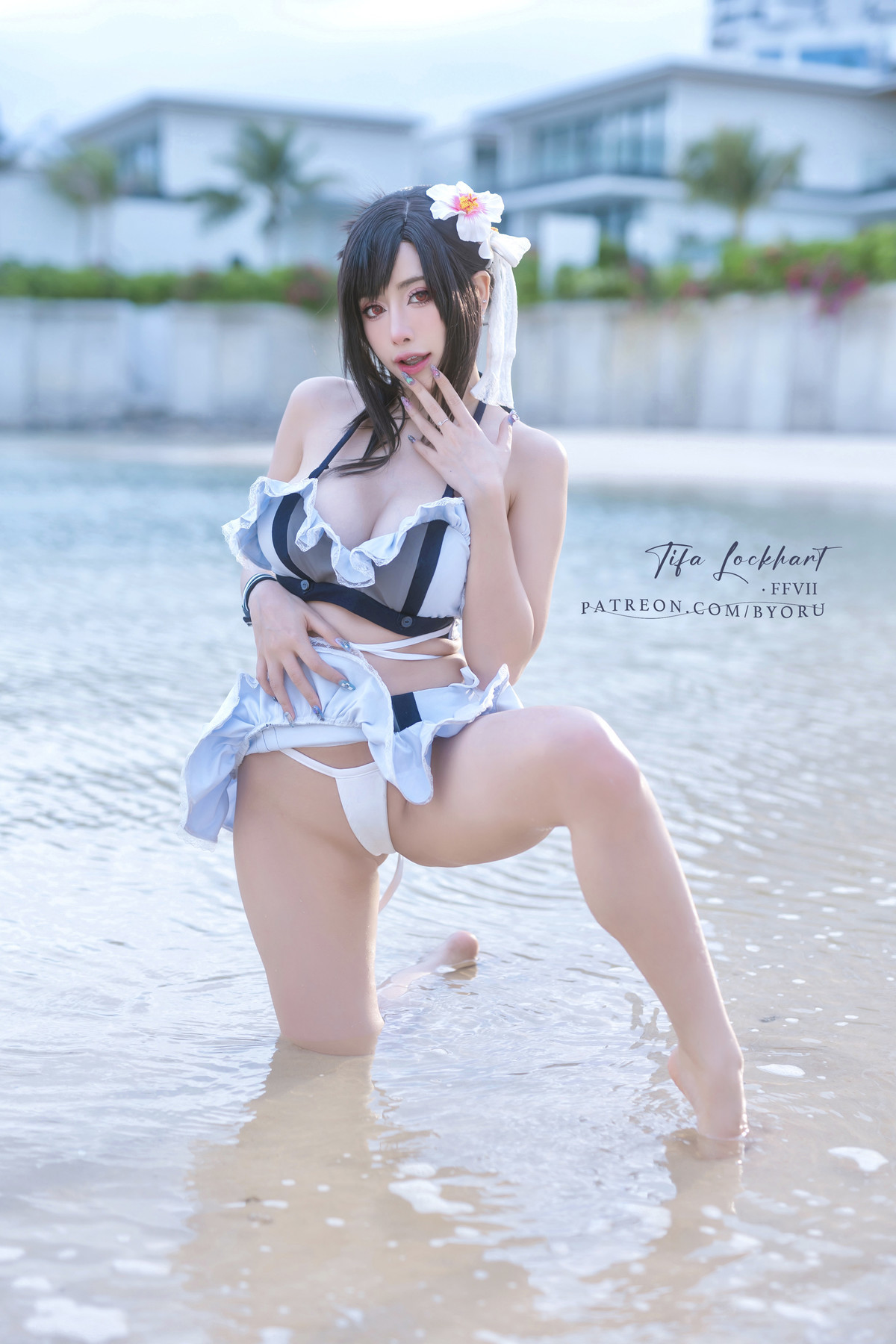 Cosplay 日本性感萝莉Byoru Tifa FF7r Bikini(3)