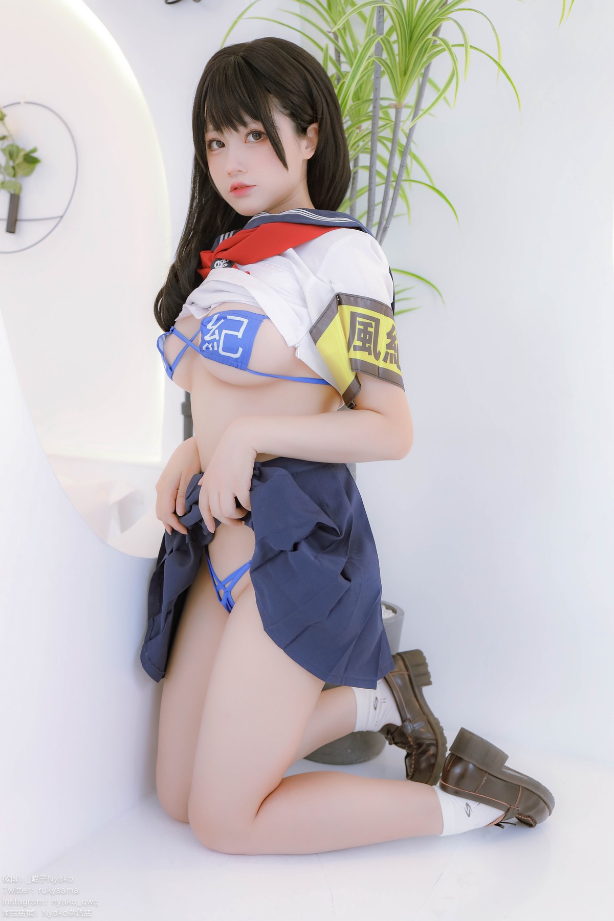 Cosplay Nyako喵子 风纪委员(24)