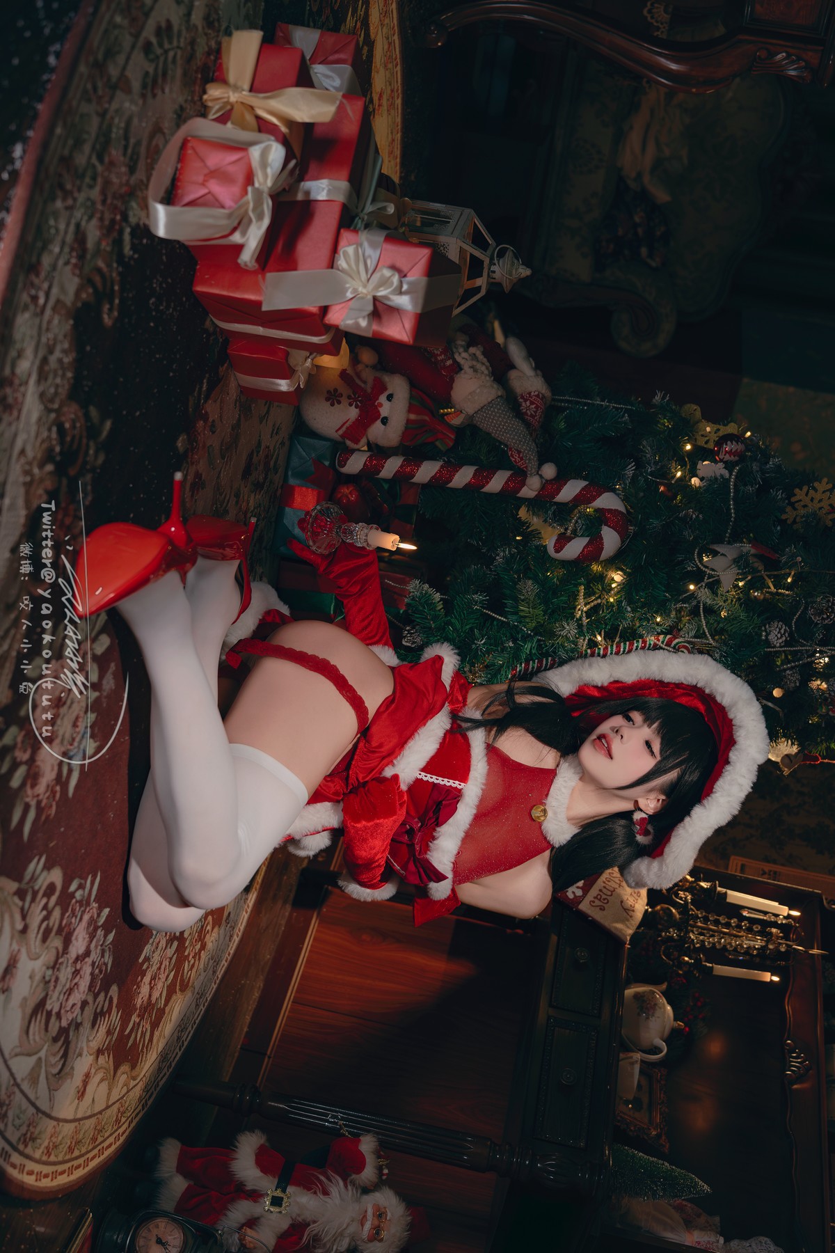 Cosplay 黏黏团子兔 魔女圣诞夜 Christmas Eve Set.01(39)