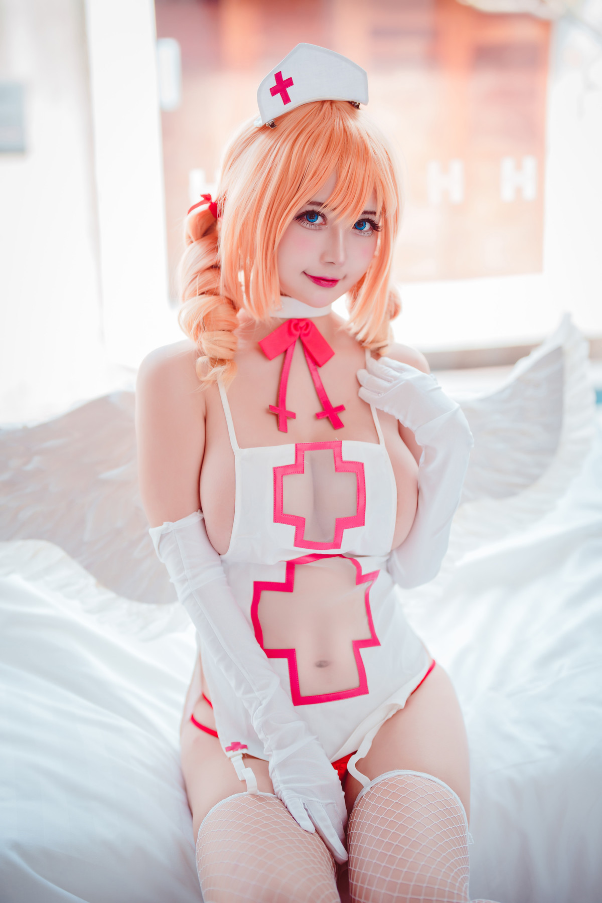 Cosplay 沖田凜花Rinka Angle Nurse(21)