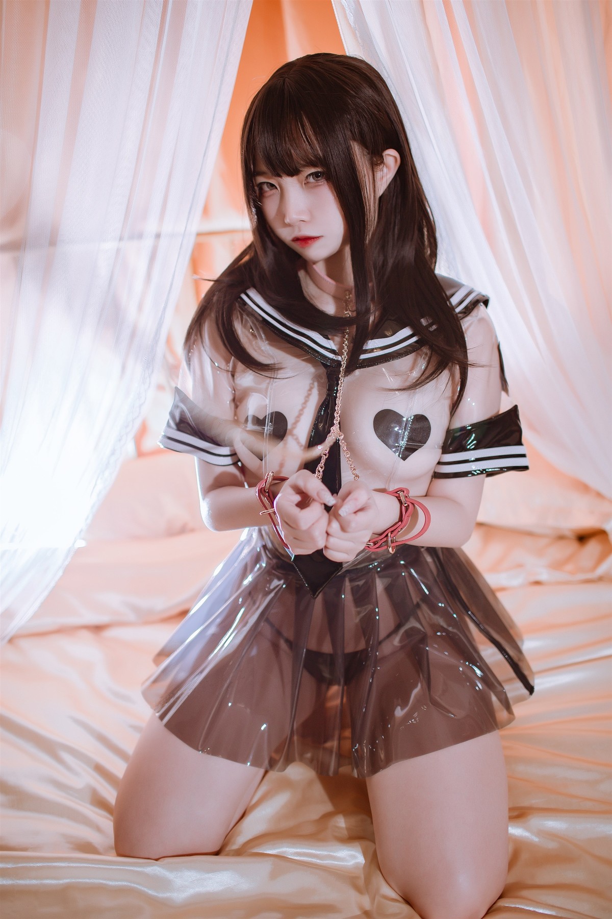 Cosplay 二佐Nisa 透明JK