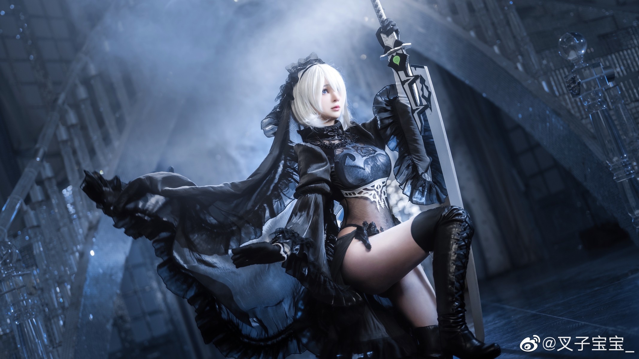 叉子宝宝 Cosplay 2B 尼尔机械纪元(12)