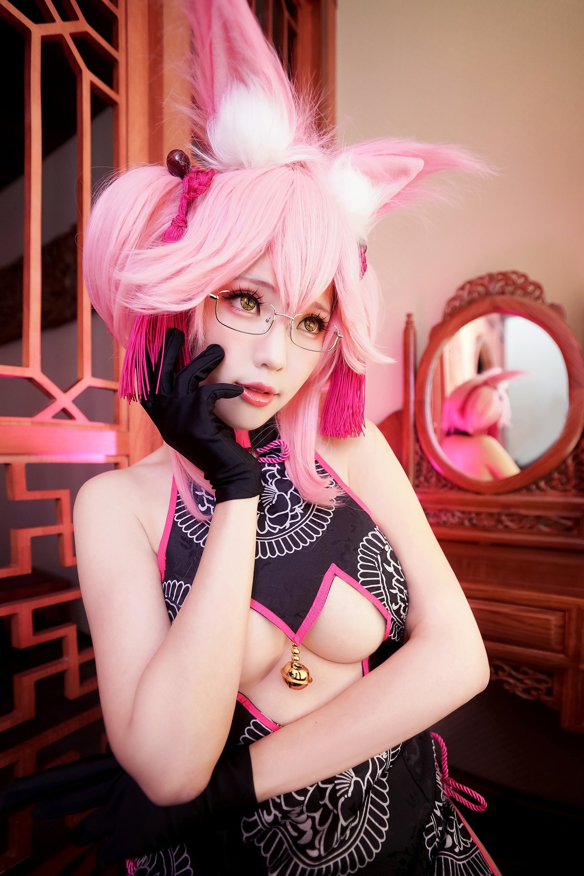 Cosplay ElyEE子 玉藻前旗袍(31)