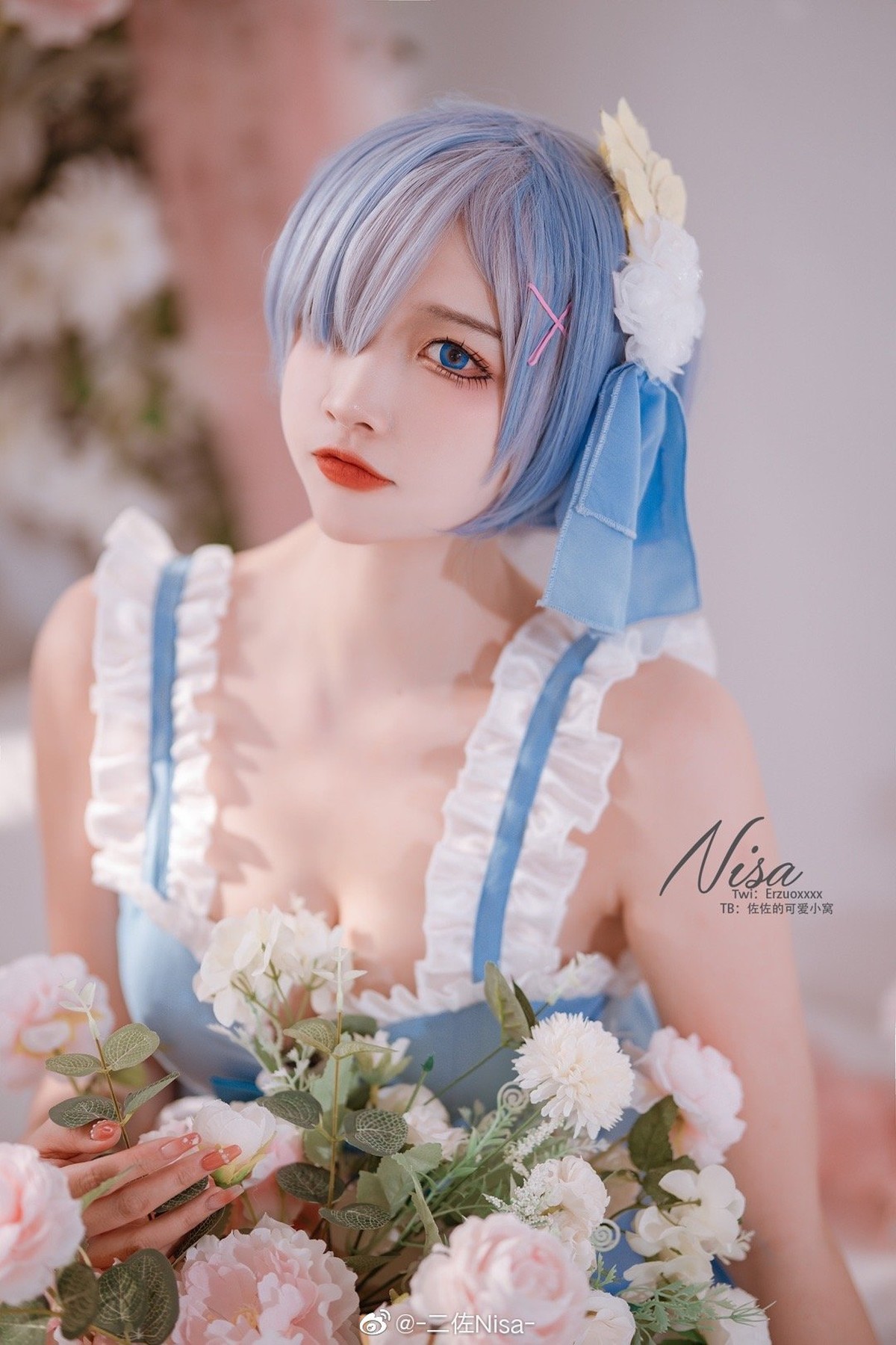 二佐Nisa Cosplay 蕾姆(8)