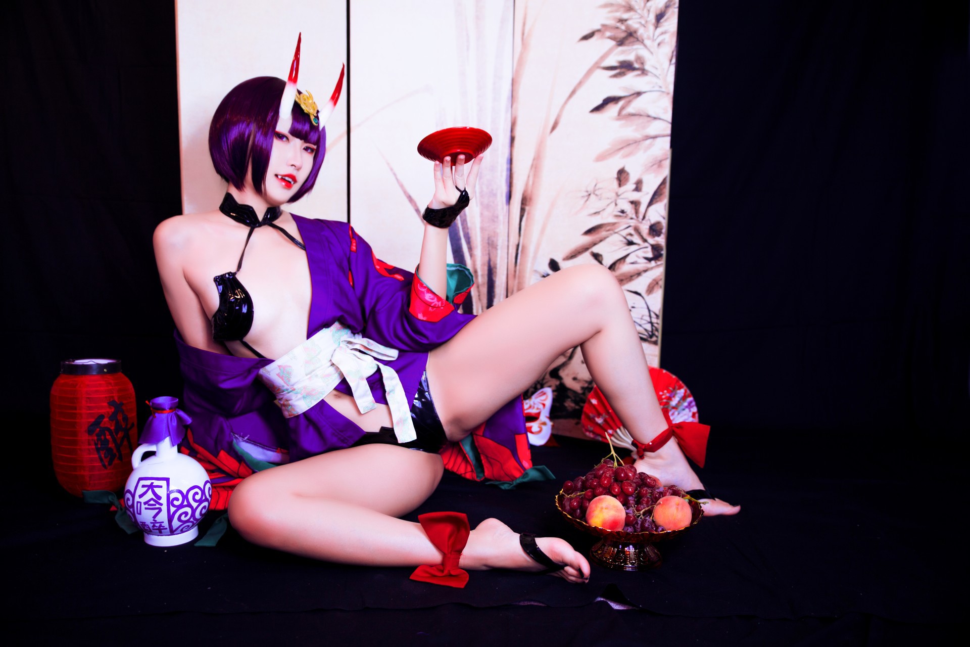 Cosplay Misswarmj 酒吞童子女仆 Shuten Douji(22)