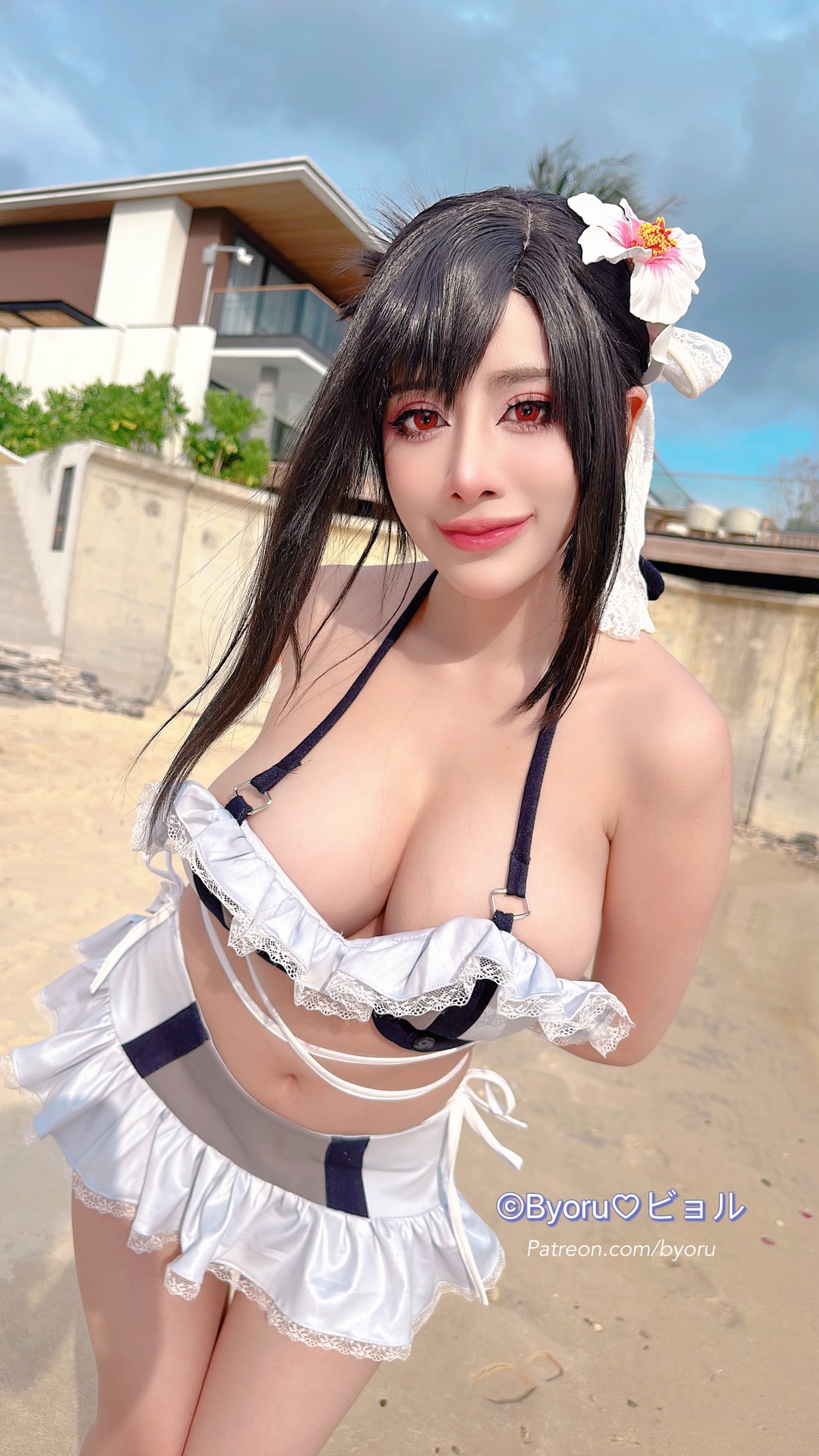 Cosplay 日本性感萝莉Byoru Tifa FF7r Bikini(44)