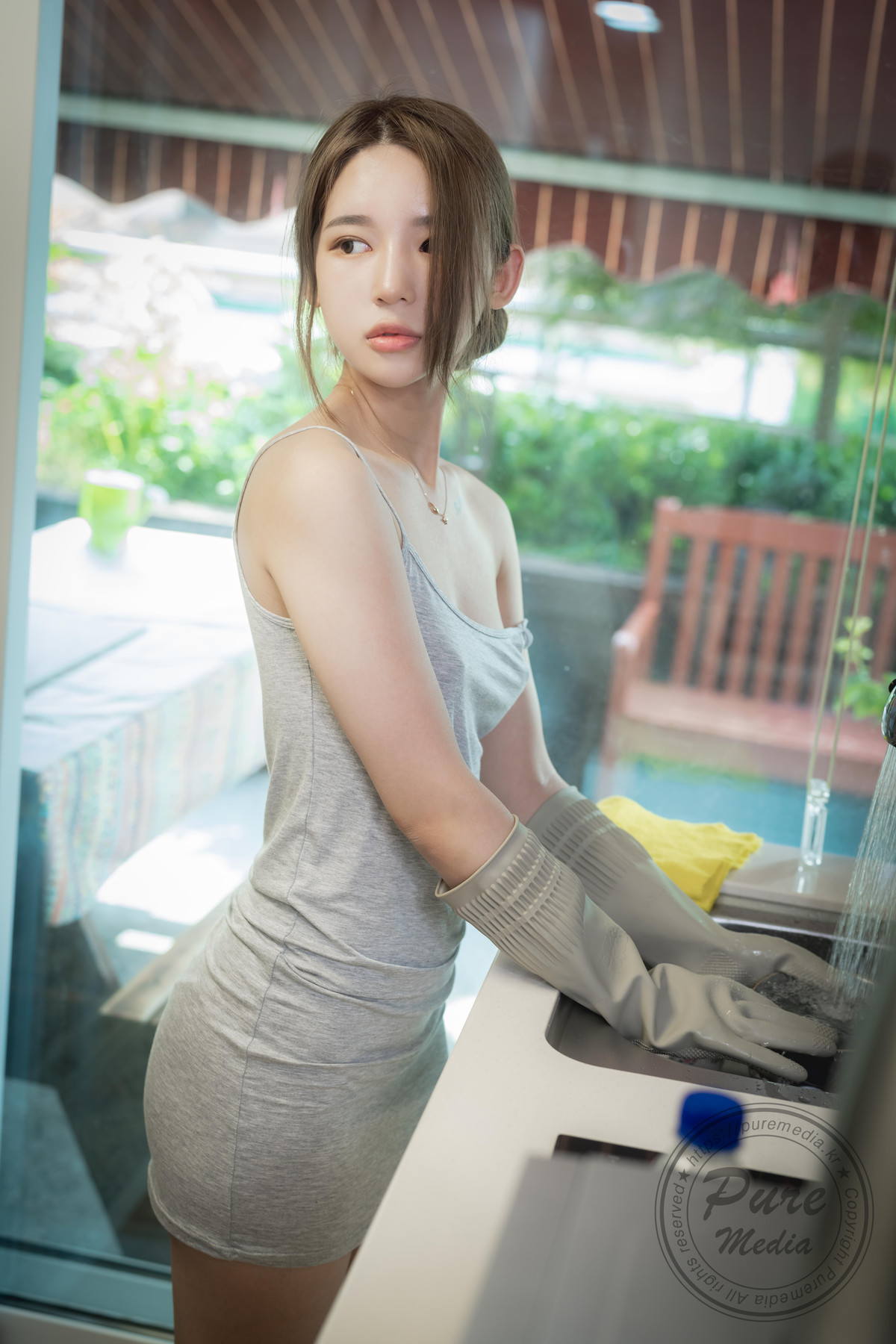 Yeha 예하, [PURE MEDIA] Vol.249 Bad Delivery Guy and New Wife Set.02(11)