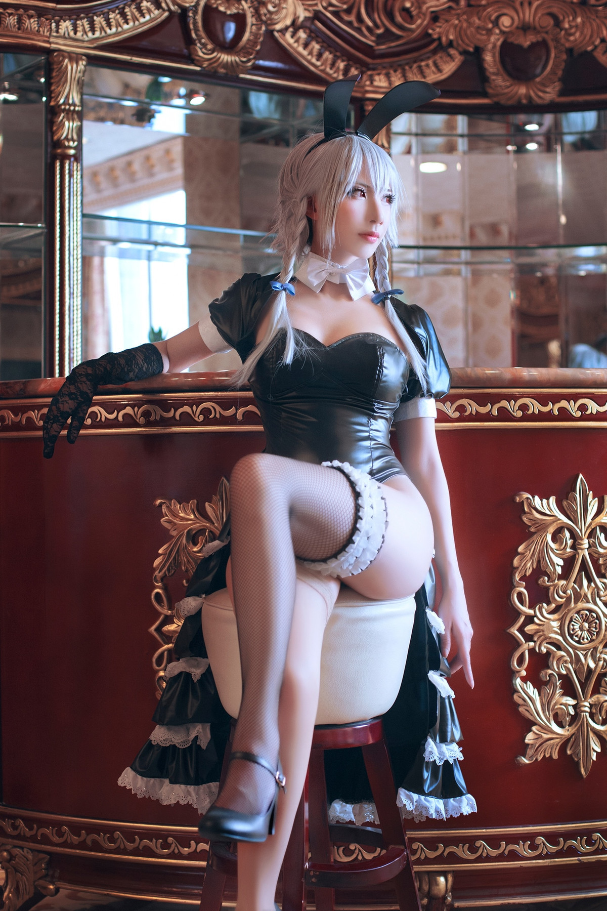 Cosplay 半半子Banbanko 索索 Sophia 红美铃 十六夜咲夜