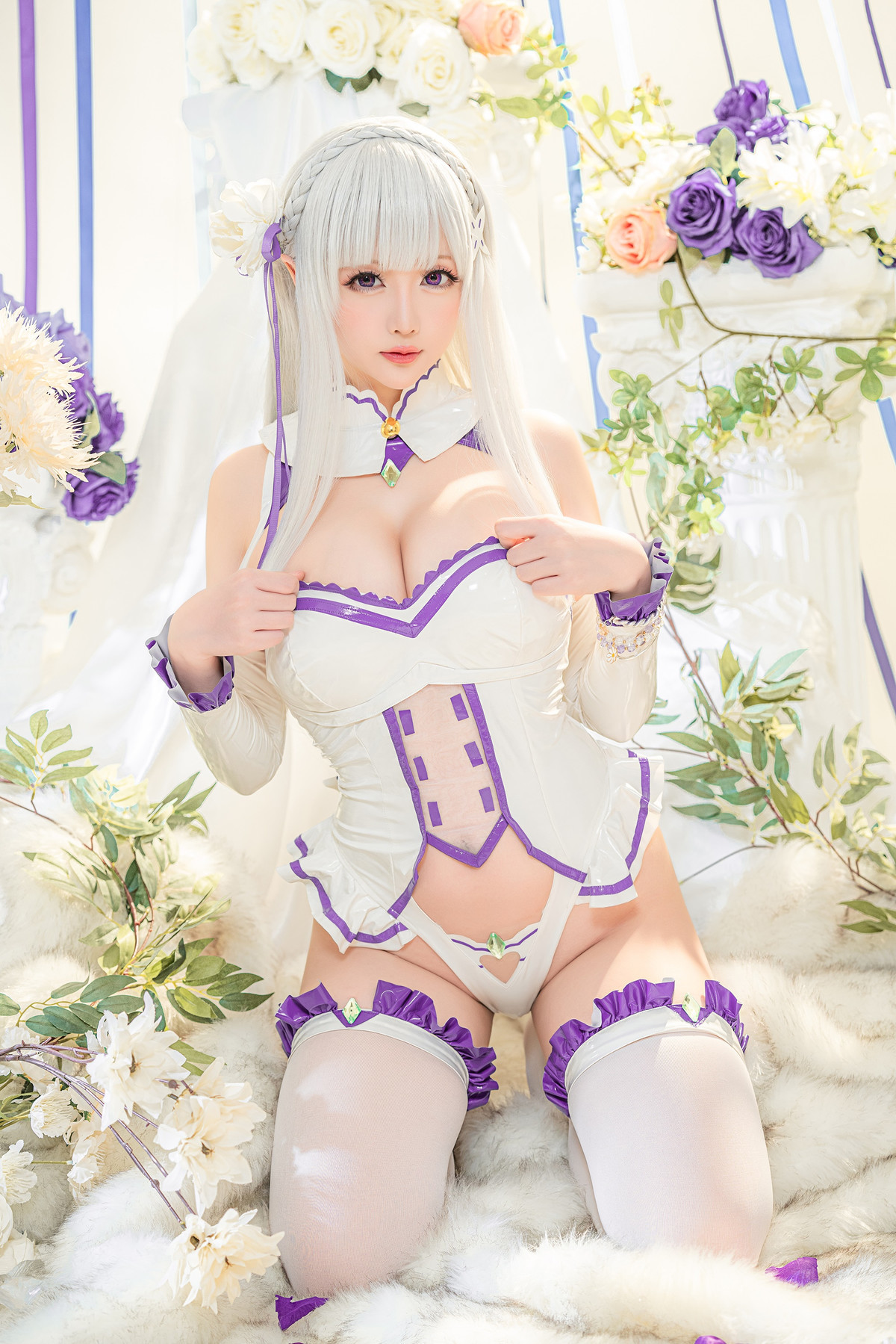 Hoshilily 小姐姐星之迟迟 Cosplay 爱蜜莉雅(60)