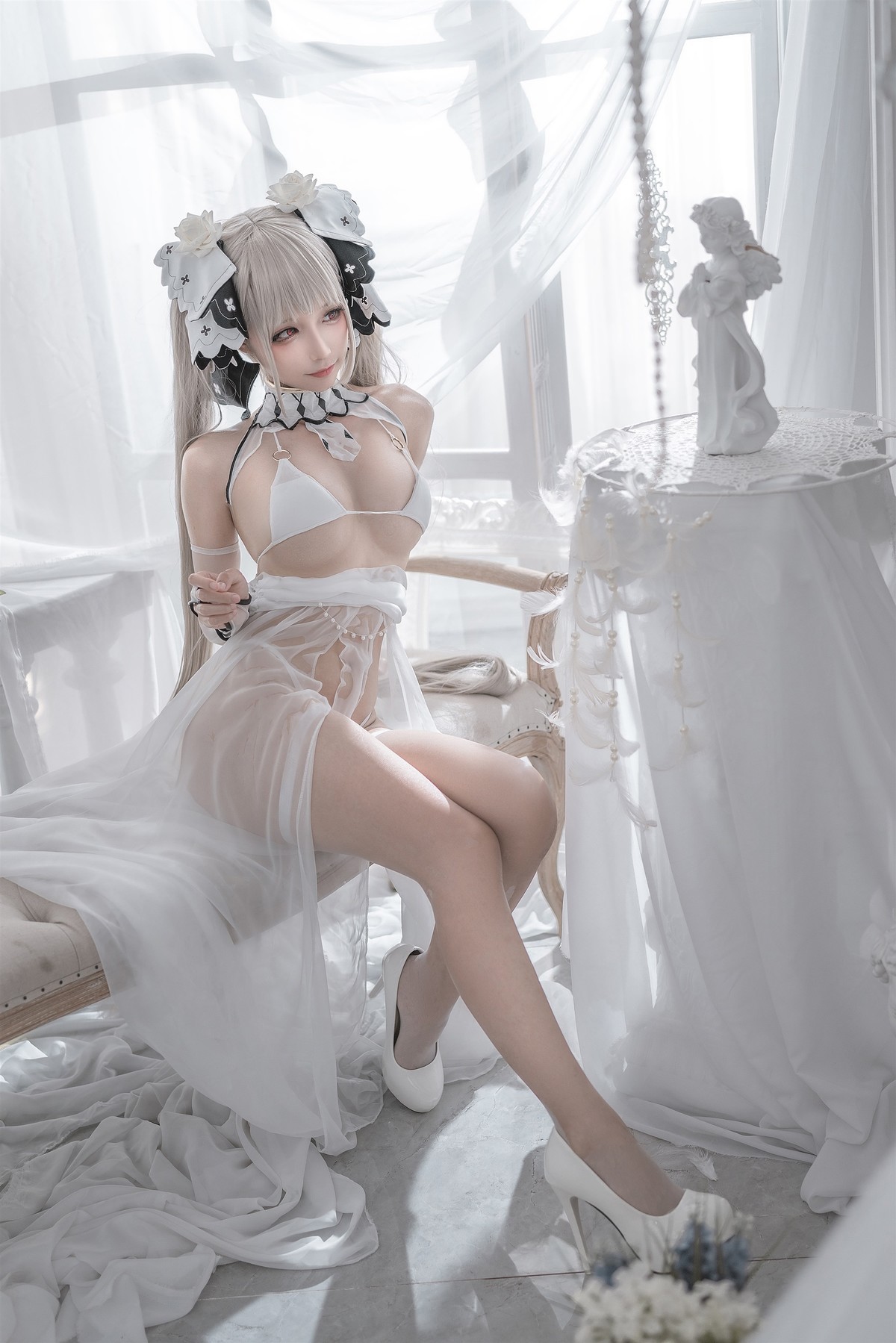 蠢沫沫 Cosplay 可畏婚纱(2)