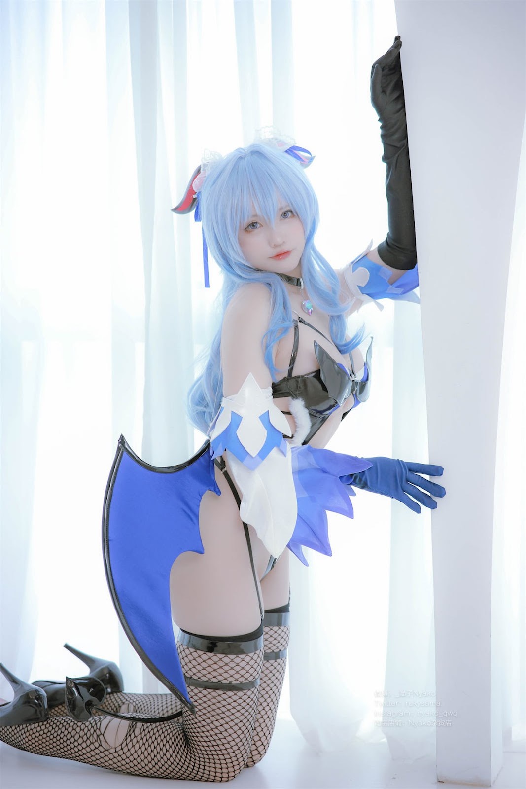 Cosplay Nyako喵子 原神 甘雨魅魔(76)