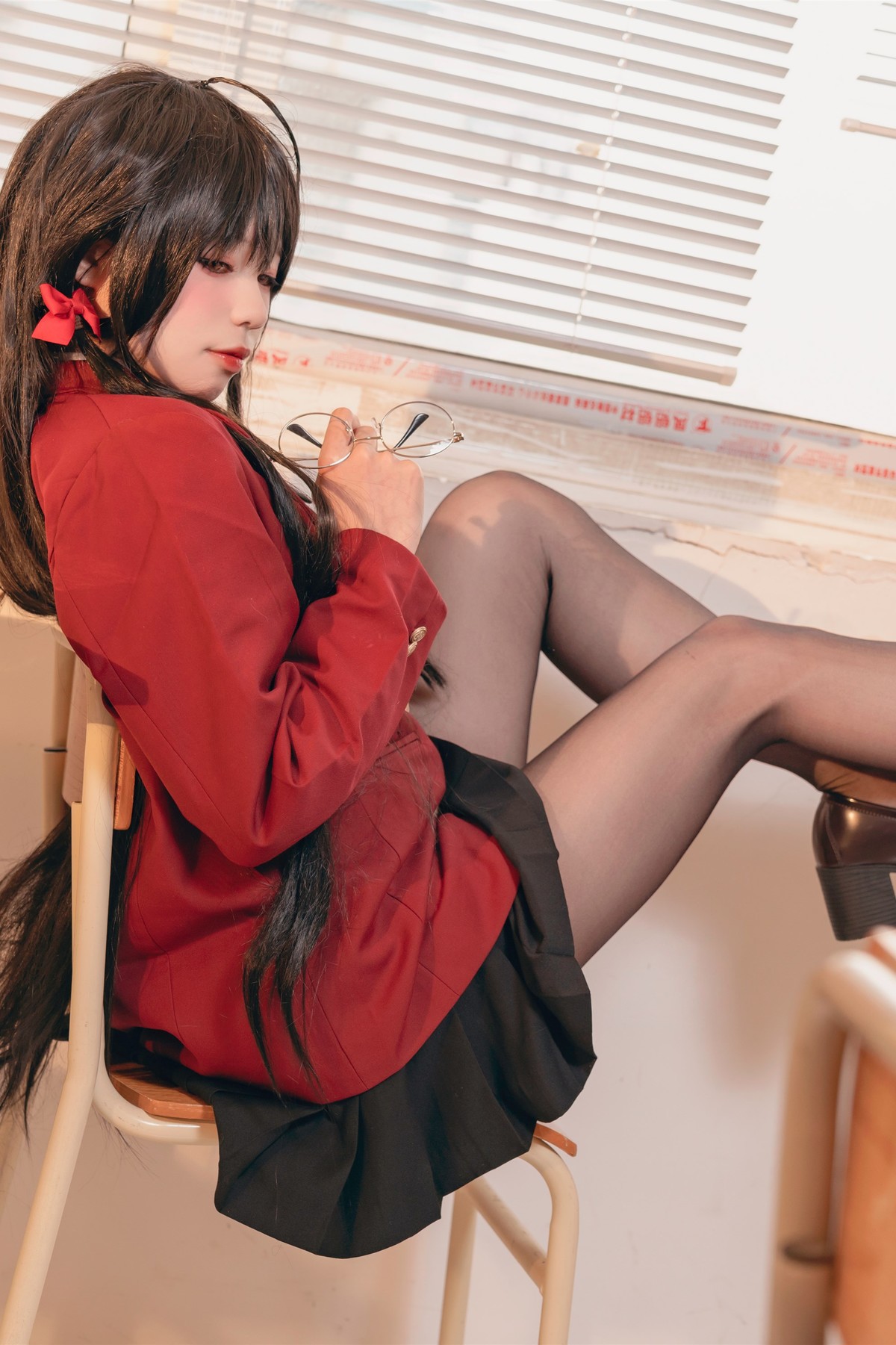 Cosplay 咬一口兔娘 风纪委员大凤 Set.01(16)