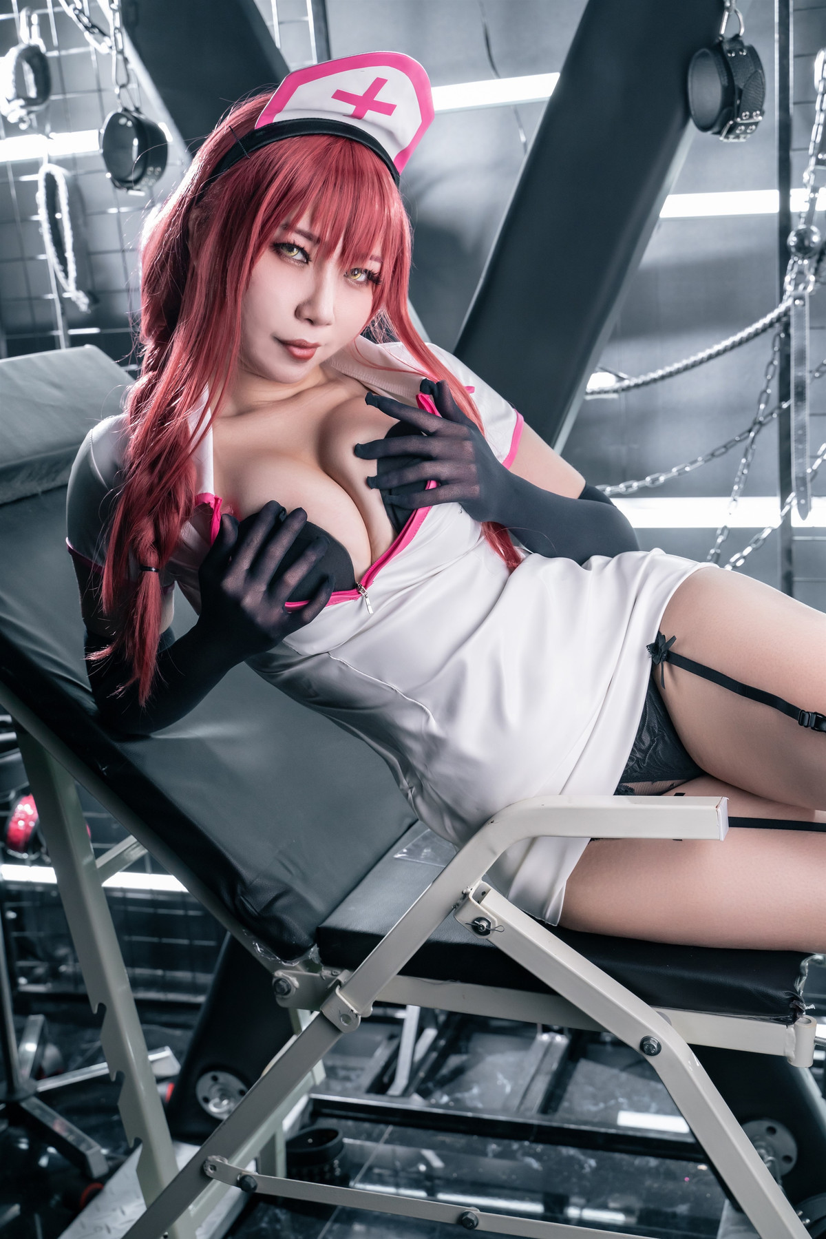 Cosplay 小琪Aki Dark Nurse(12)