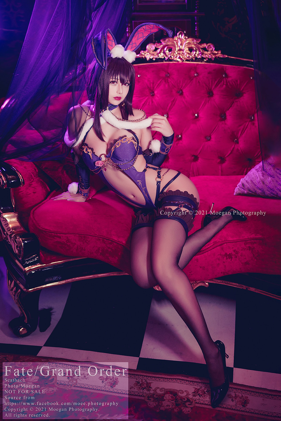 [沖田凜花Rinka] Scathach, bunny ver. (Fate Grand Order)(4)