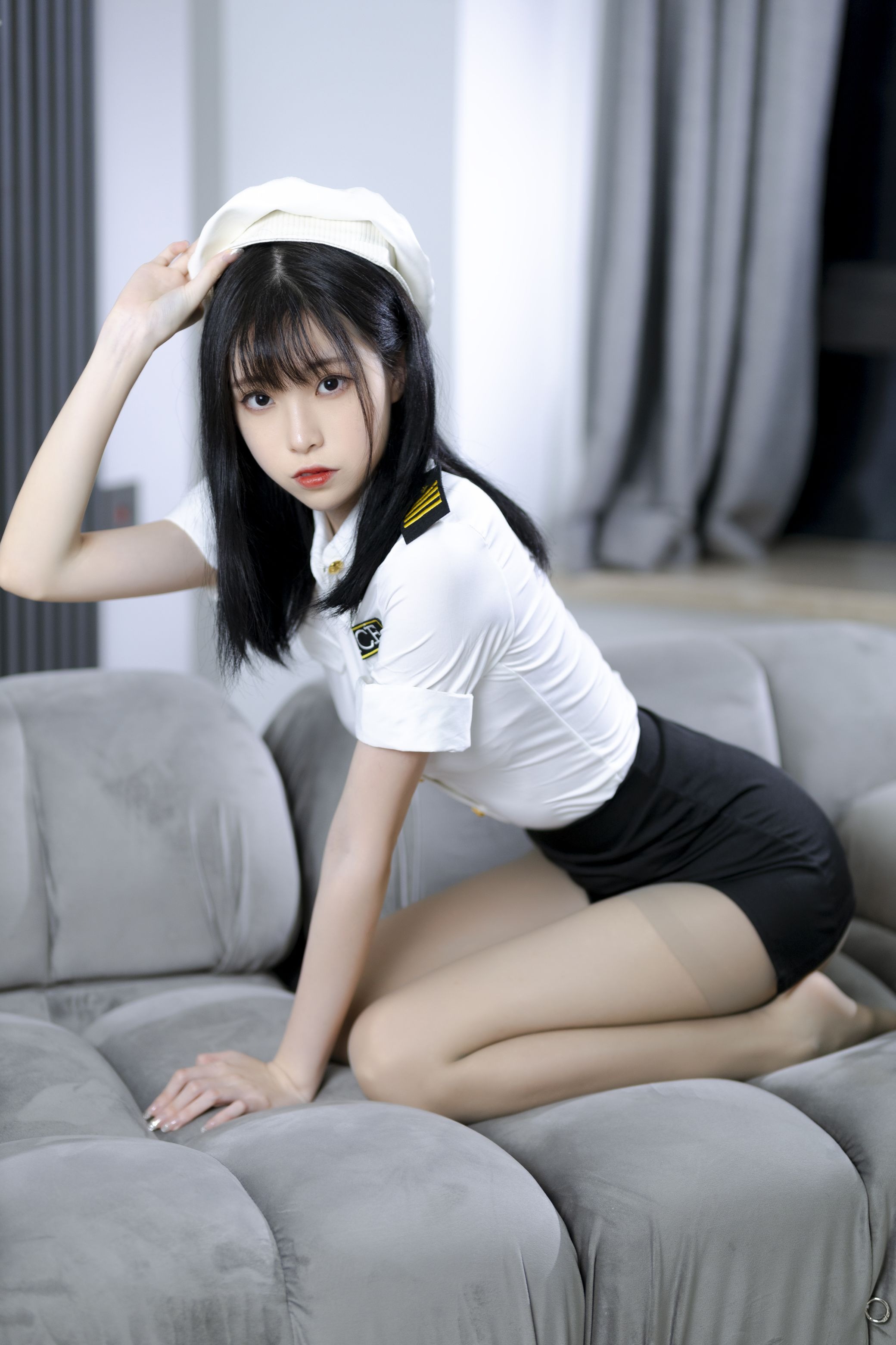 许岚LAN 灰丝制服 [40P-516MB](10)