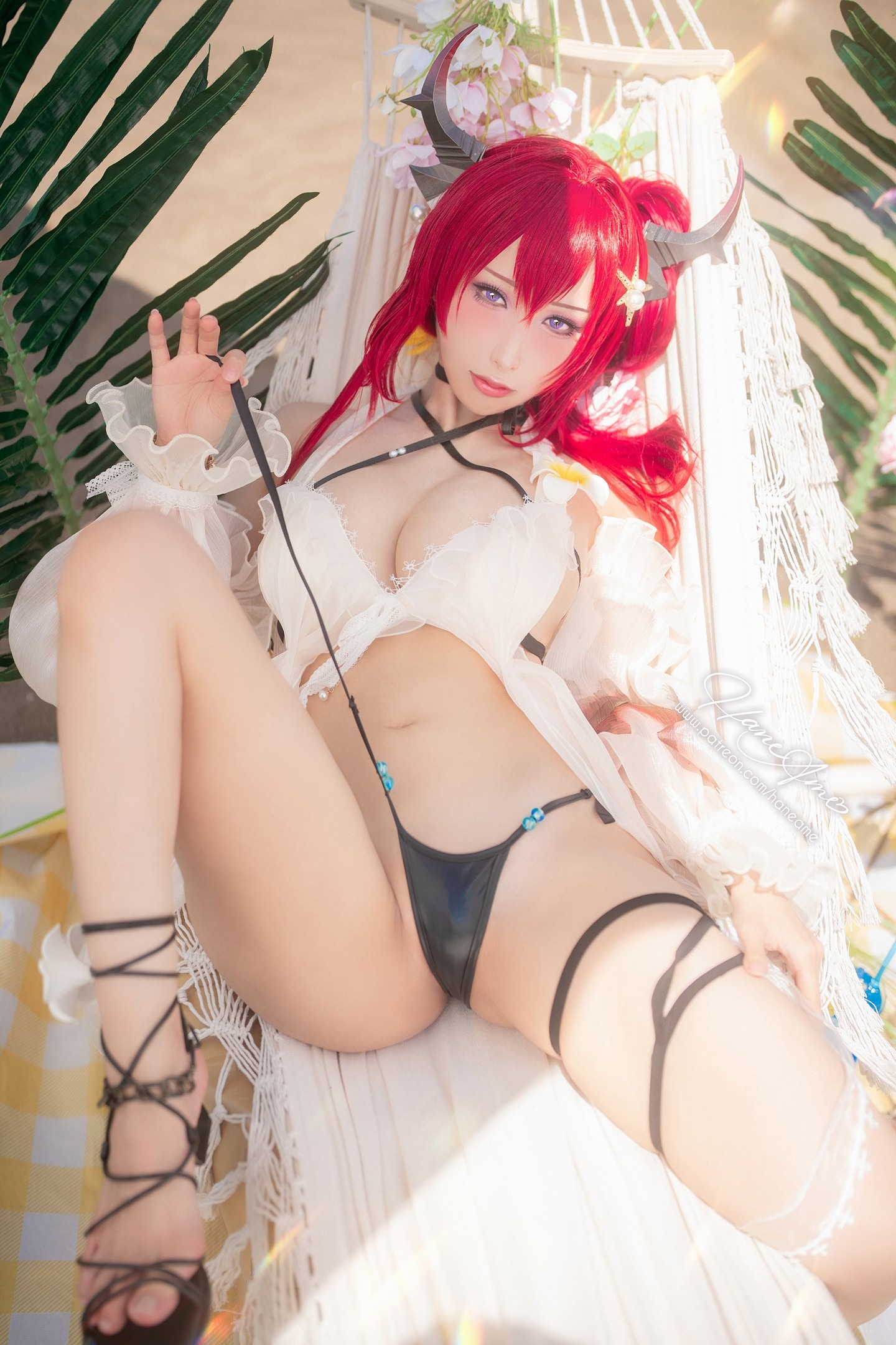 Hane Ame 雨波写真 – Arknights Surtr 泳裝(17)