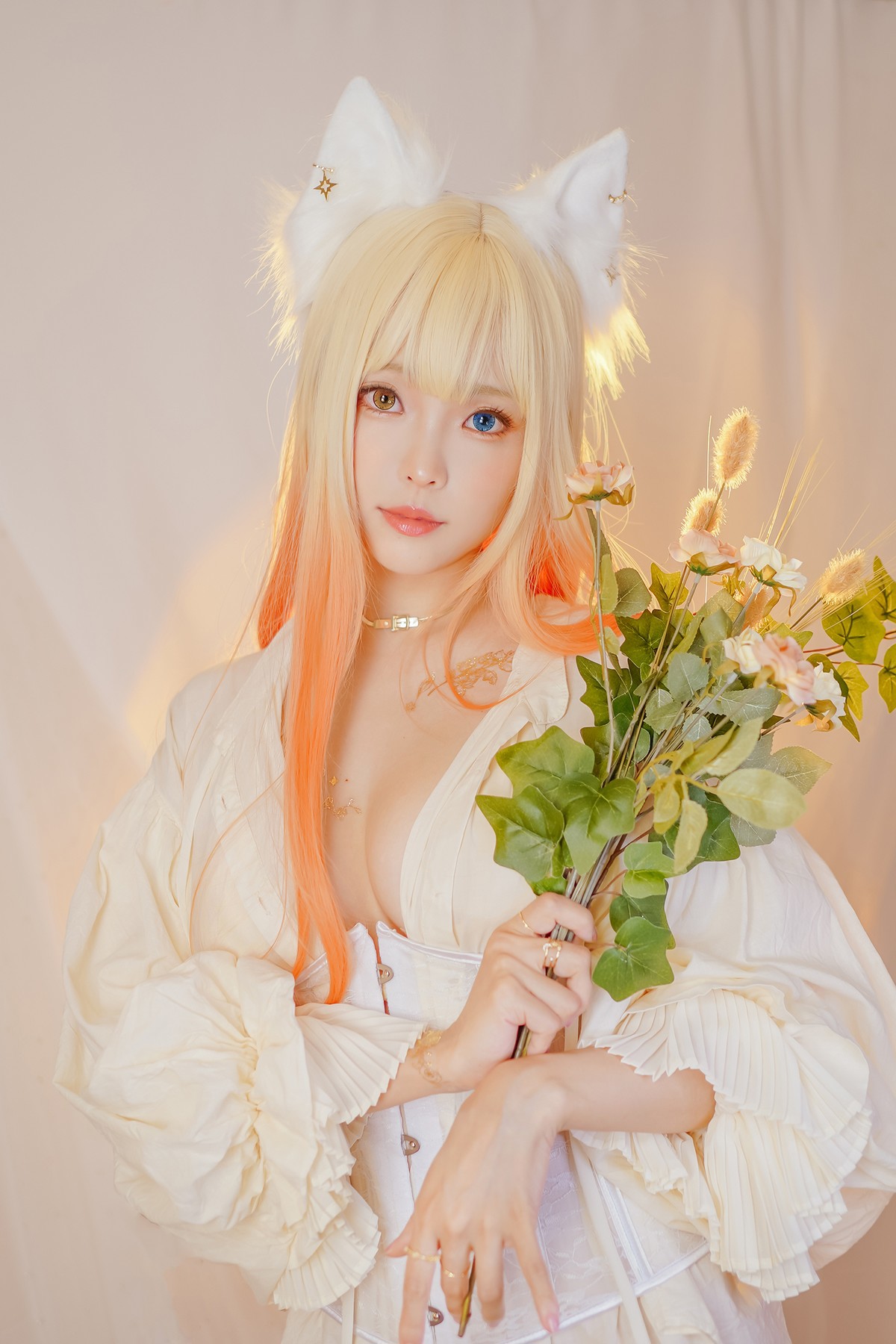 Cosplay ElyEE子 Cat魔女與貓(5)