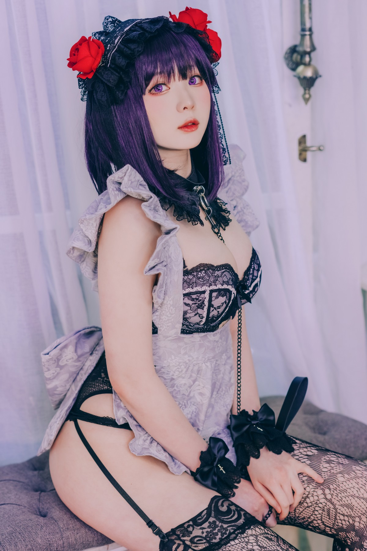 霜月shimo Cosplay 更衣人偶 黑江雫(20)