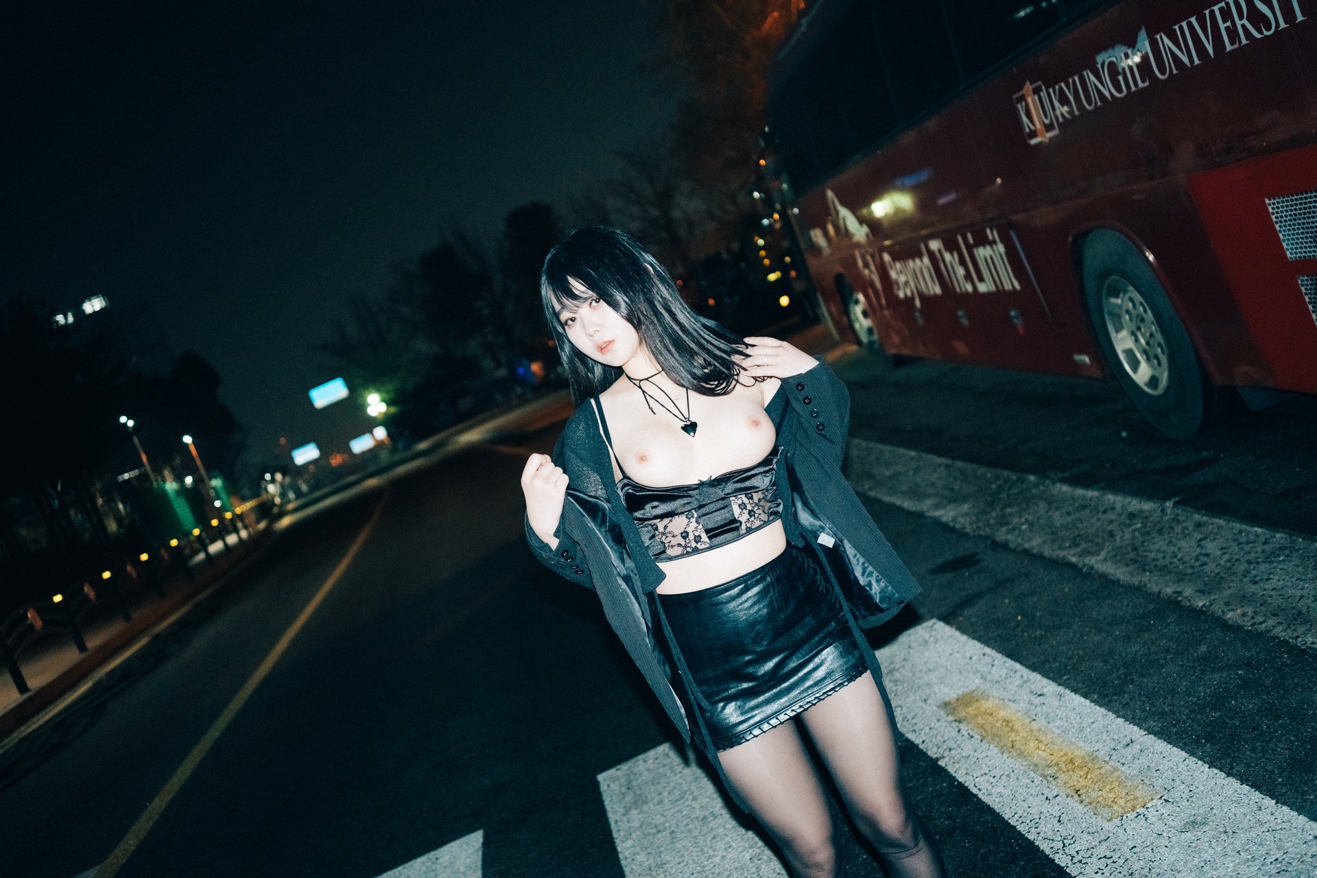 ZIA.Kwon 권지아, [Loozy] XXX At Night Road Set.01(14)