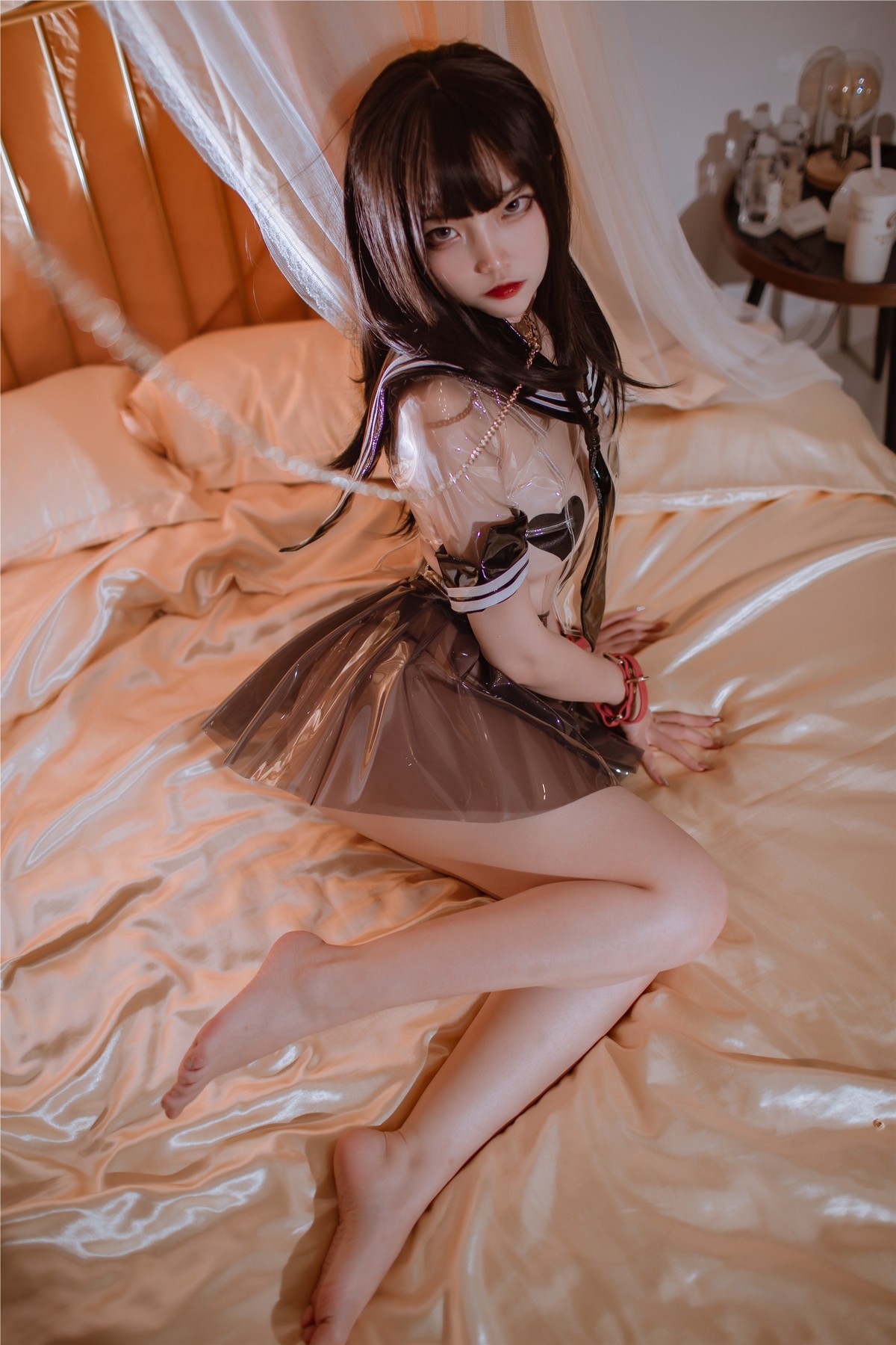 Cosplay 二佐Nisa 透明JK(8)