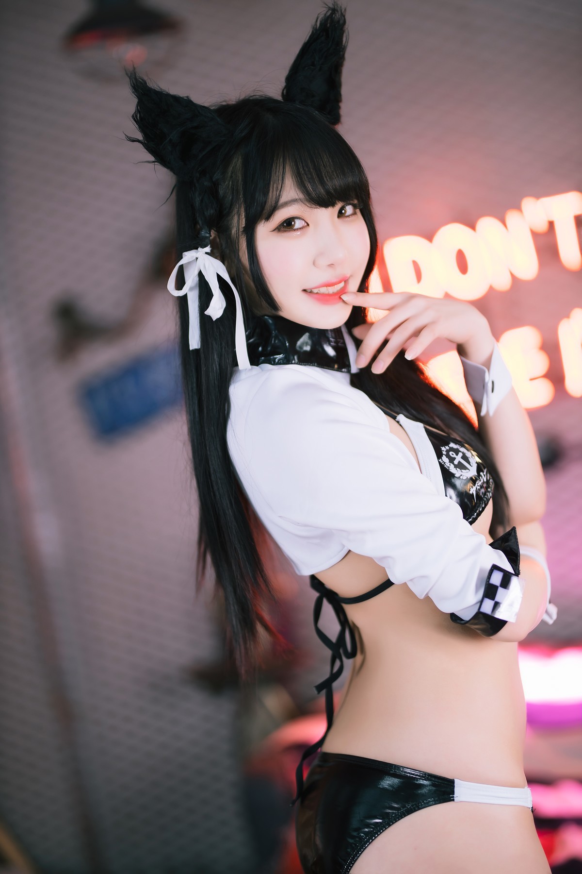 수련수련 Sooflower Cosplay Atago 爱宕 Racing Queen(16)