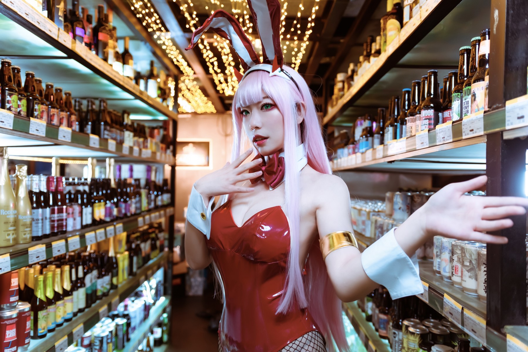 机智的哔啵 Cosplay Zero Two Bunnygirl(5)