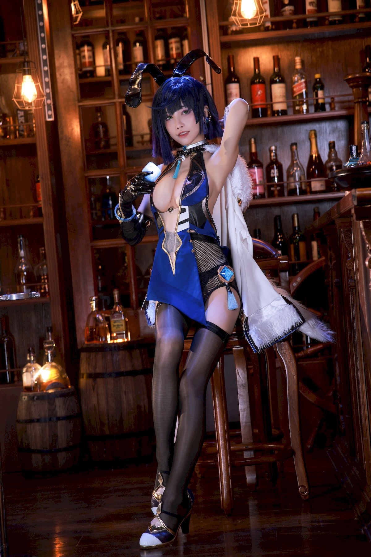 水淼aqua Cosplay 夜兰 Yelan Vol.02