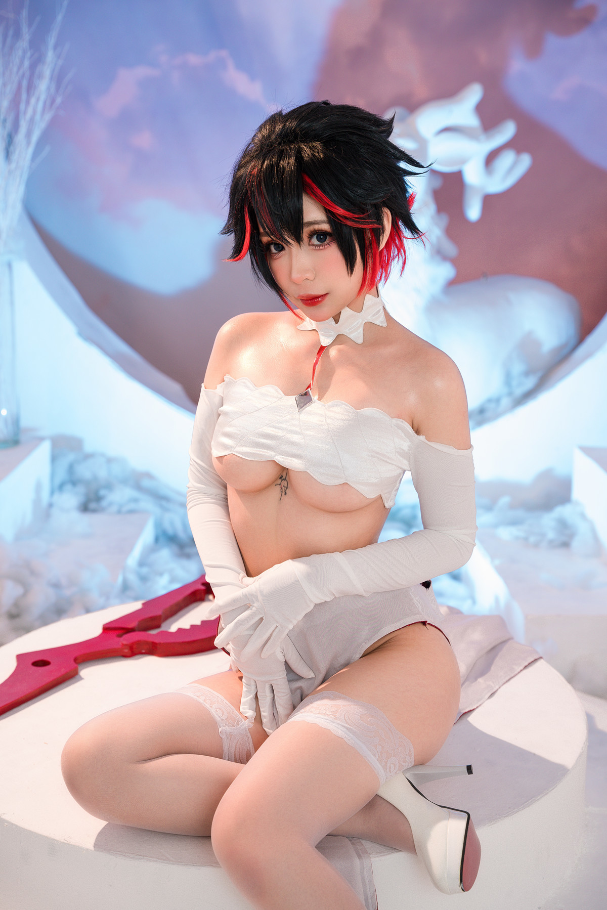 Cosplay Umeko.J Matoi Ryuko Set.01(9)