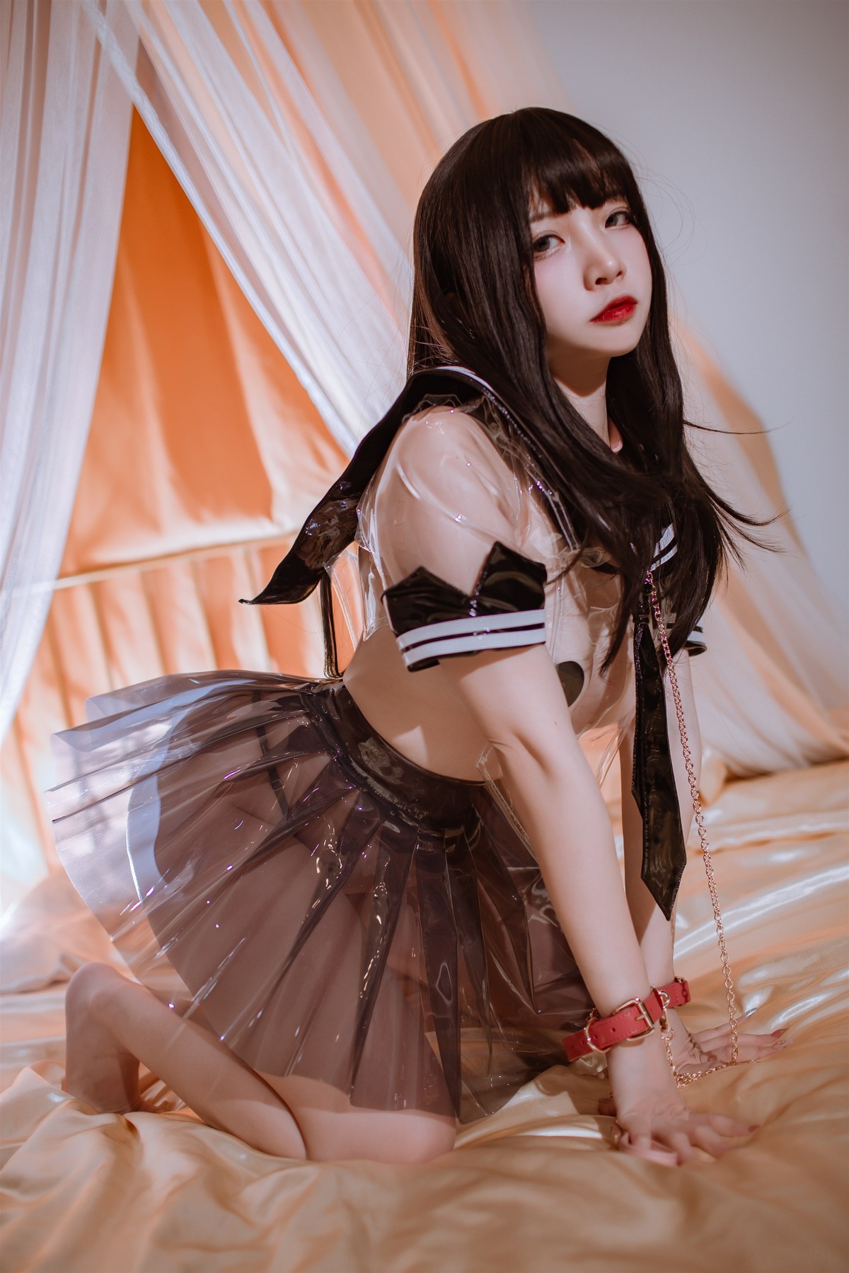 Cosplay 二佐Nisa 透明JK(26)