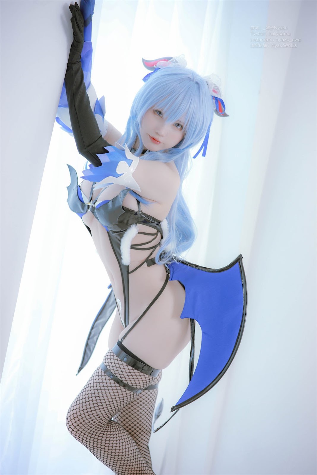 Cosplay Nyako喵子 原神 甘雨魅魔(67)