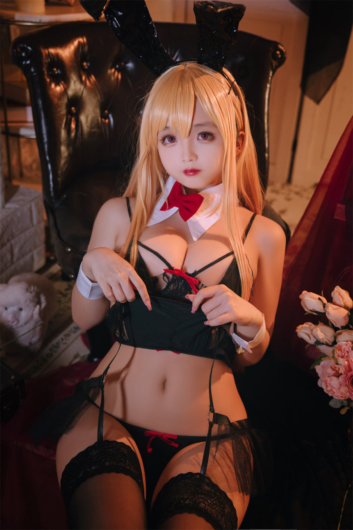 Cosplay 日奈娇 海梦兔子内衣(22)