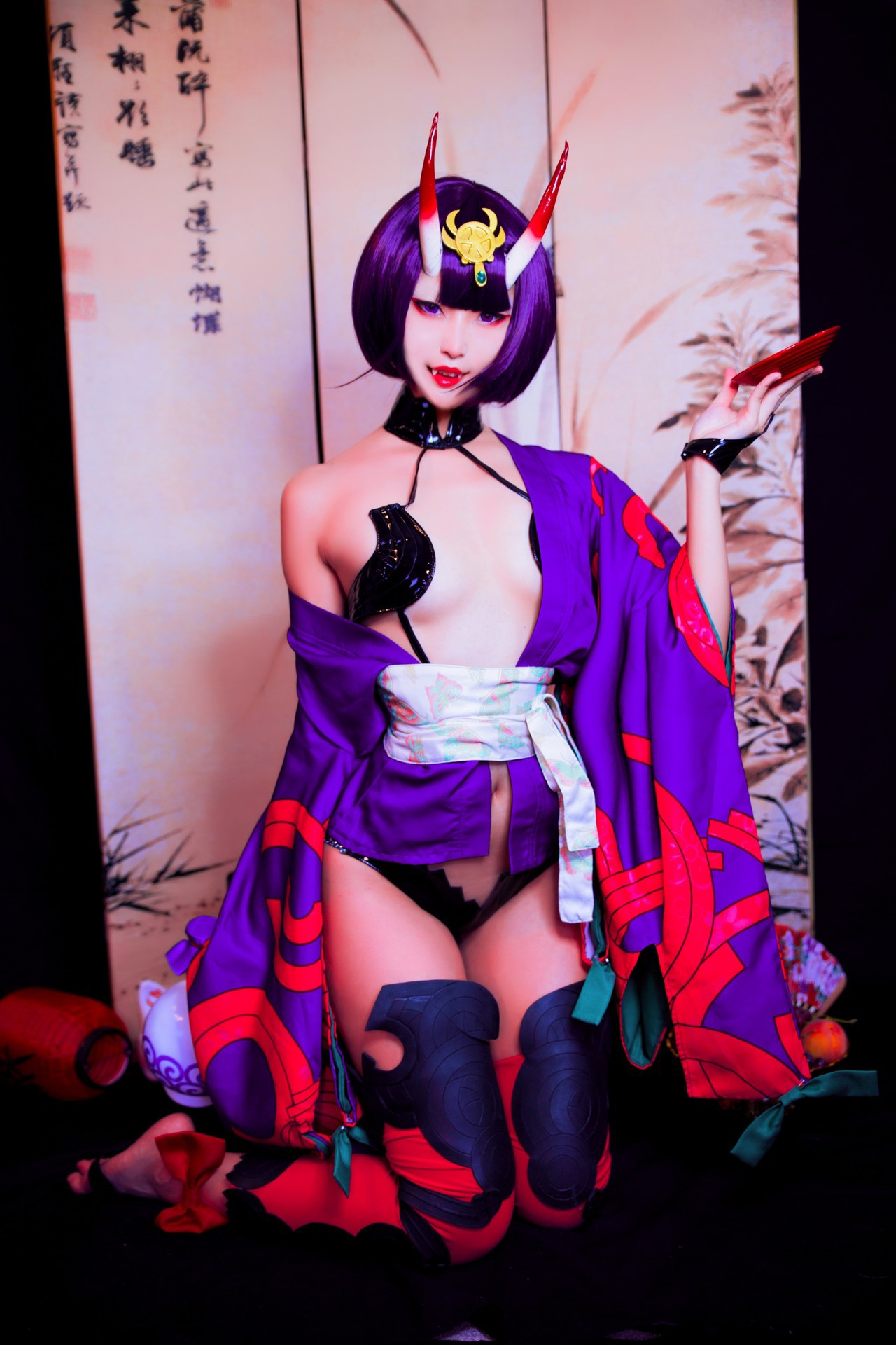 Cosplay Misswarmj 酒吞童子女仆 Shuten Douji(13)