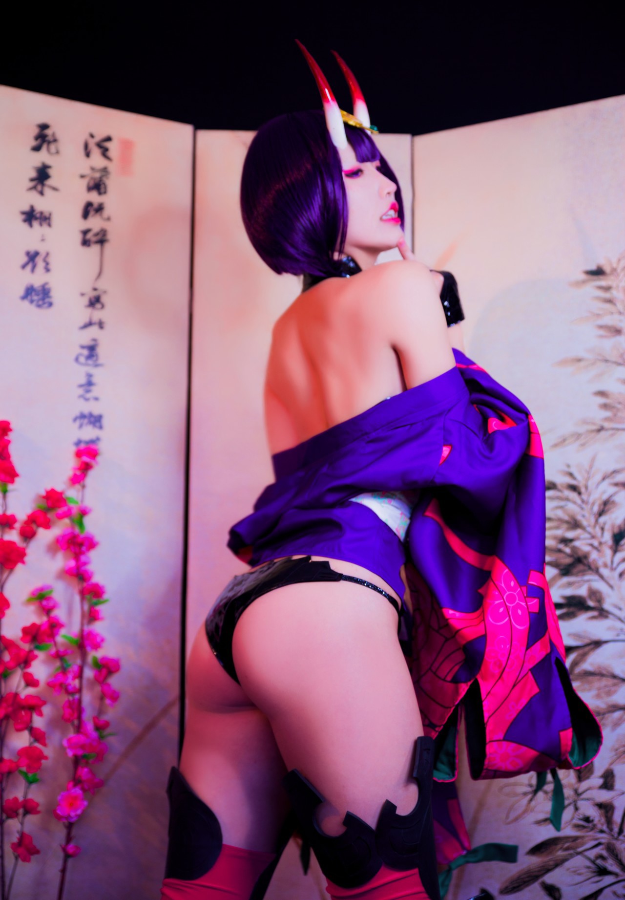 Cosplay Misswarmj 酒吞童子女仆 Shuten Douji(39)