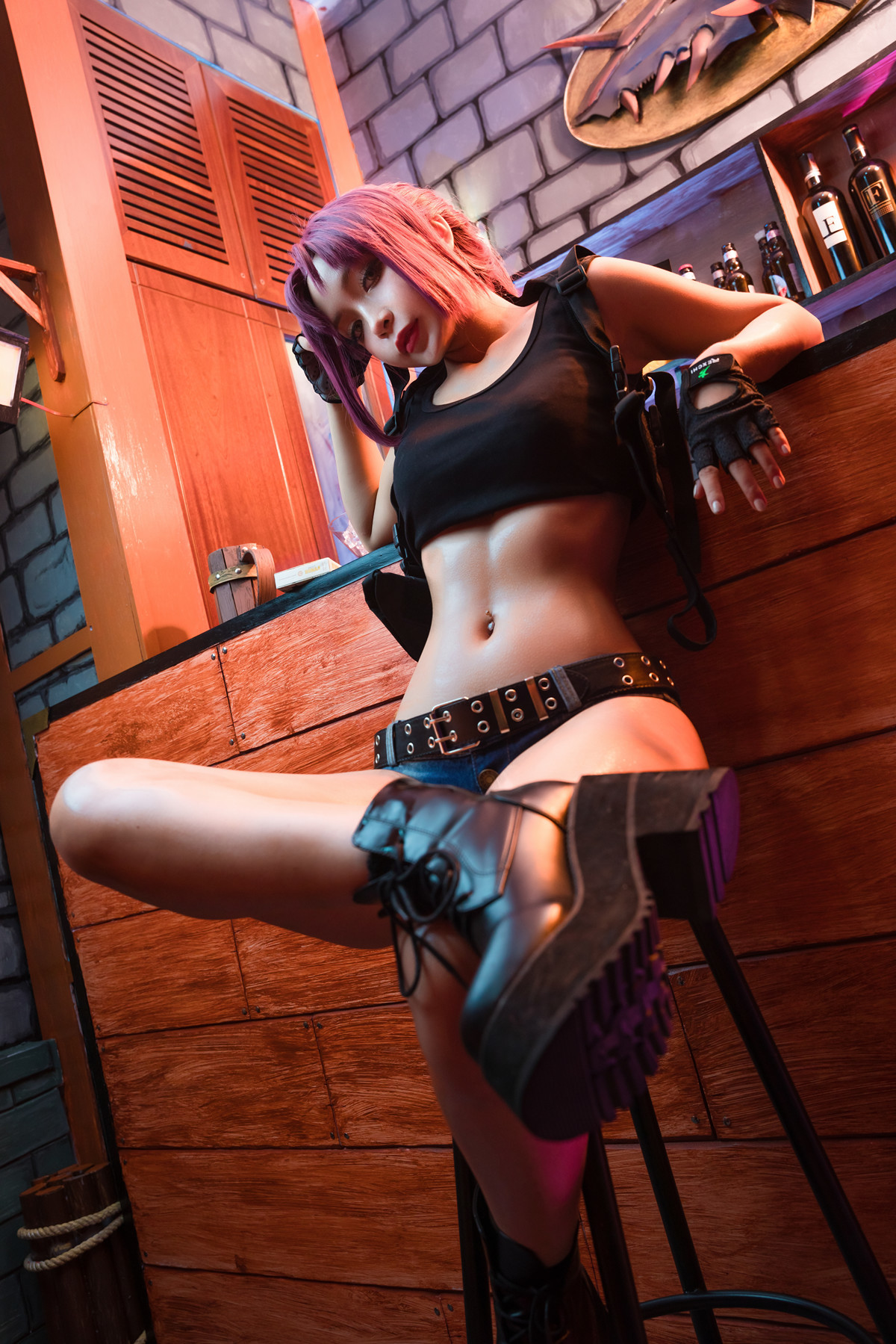 Cosplay Umeko.J Revy Black Lagoon(12)