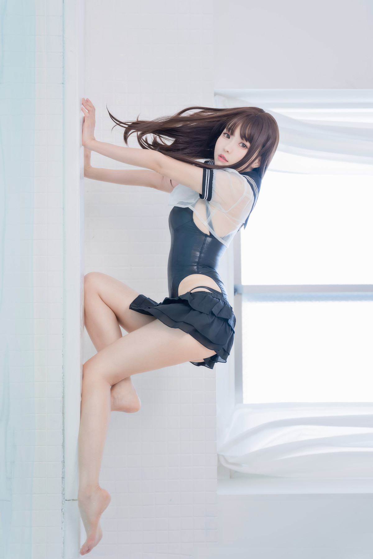 Cosplay ElyEE子 Racing Swimsuit 競泳水手服 Set.01(17)