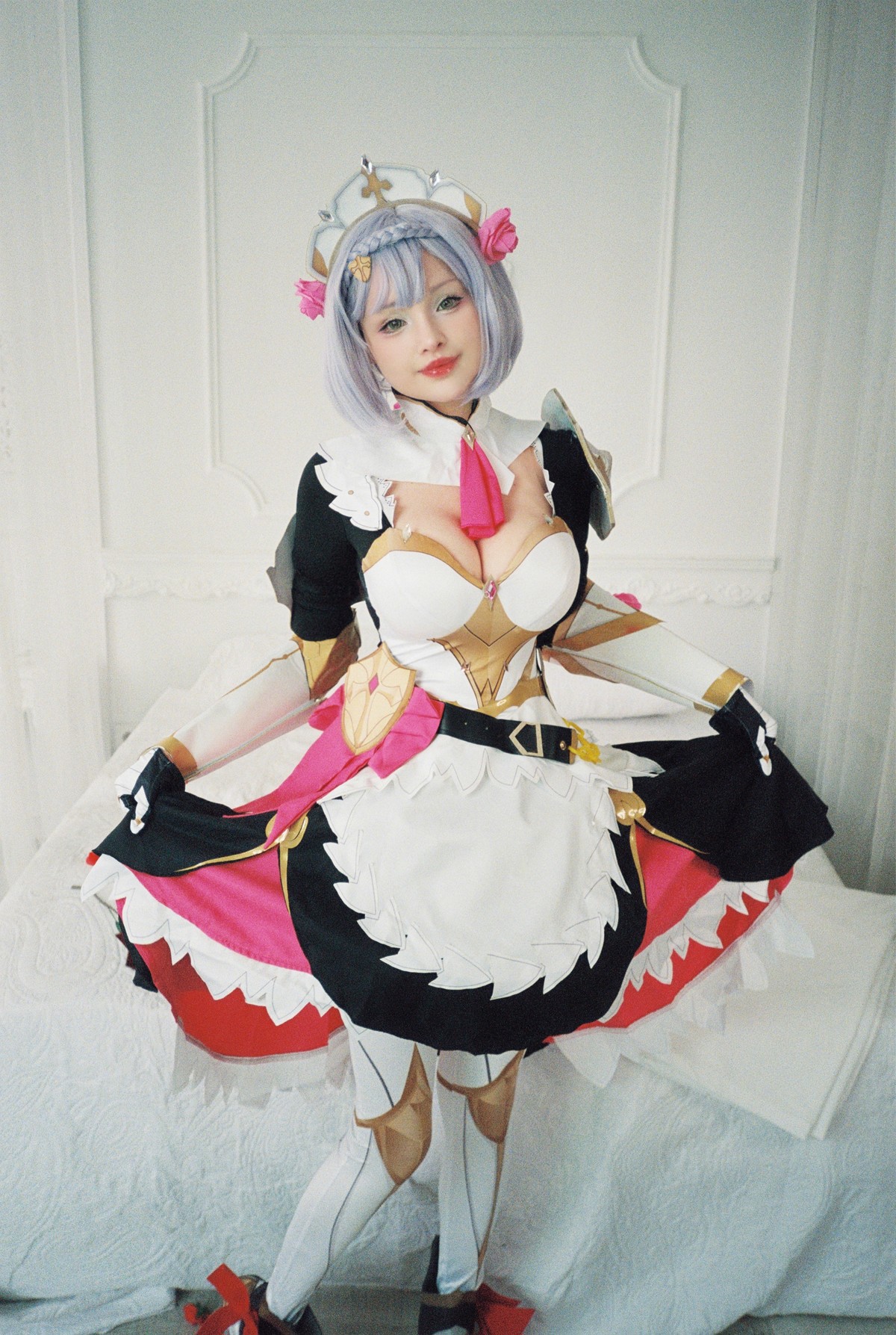 Hidori Rose Cosplay Noelle &#8211; Genshin Impact(13)