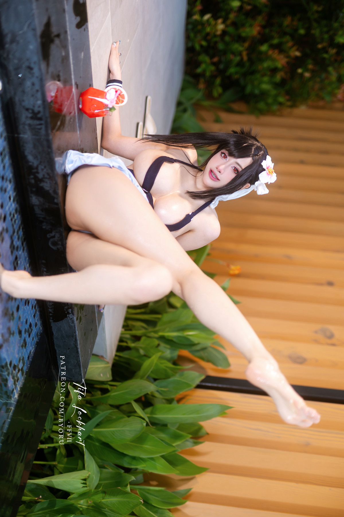 Cosplay 日本性感萝莉Byoru Tifa FF7r Bikini(24)