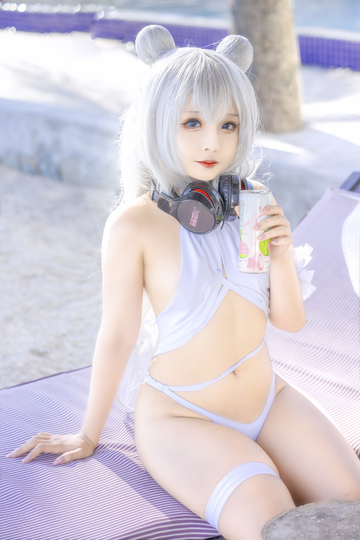 Sayo Momo Cosplay 恶毒 ル・マラン Le Malin bikini(9)