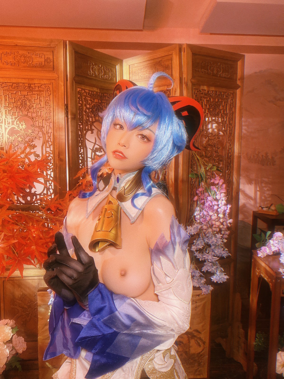 爆机少女喵小吉 Cosplay 原神 甘雨(59)