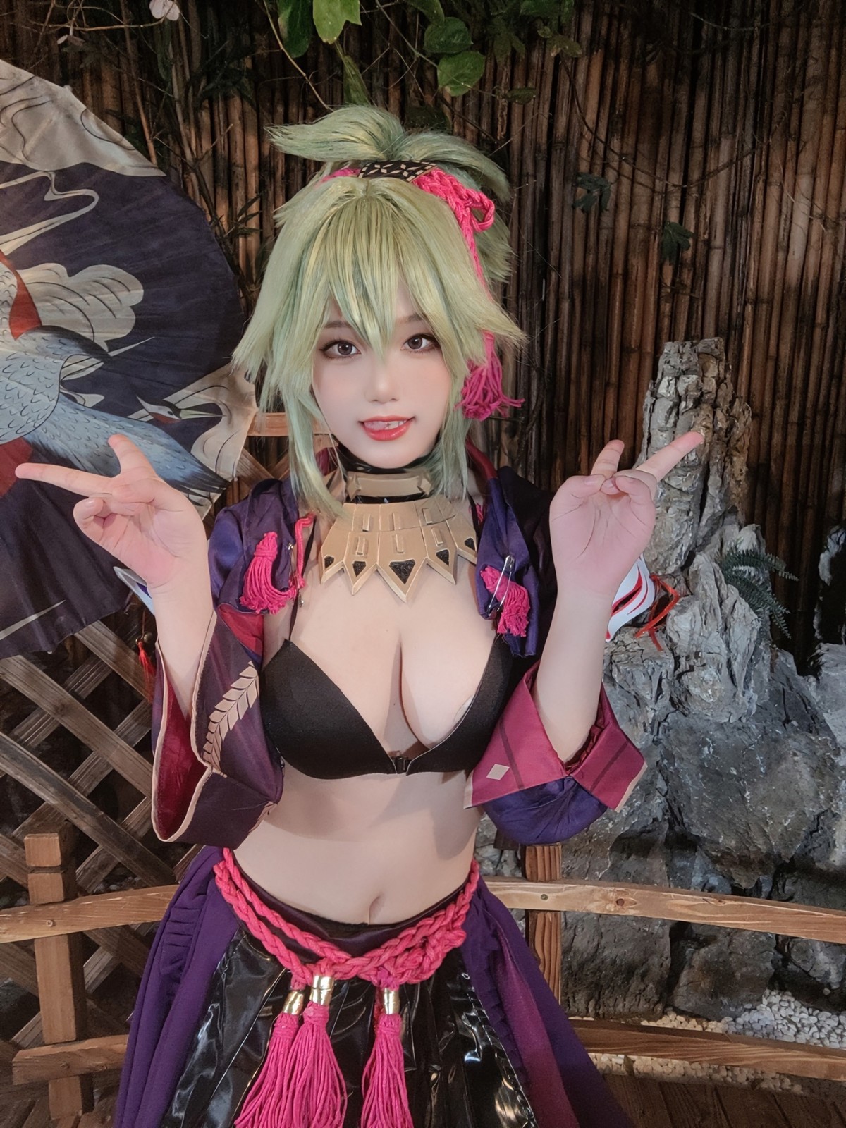 Cosplay 七七娜娜子 久岐忍同人(37)