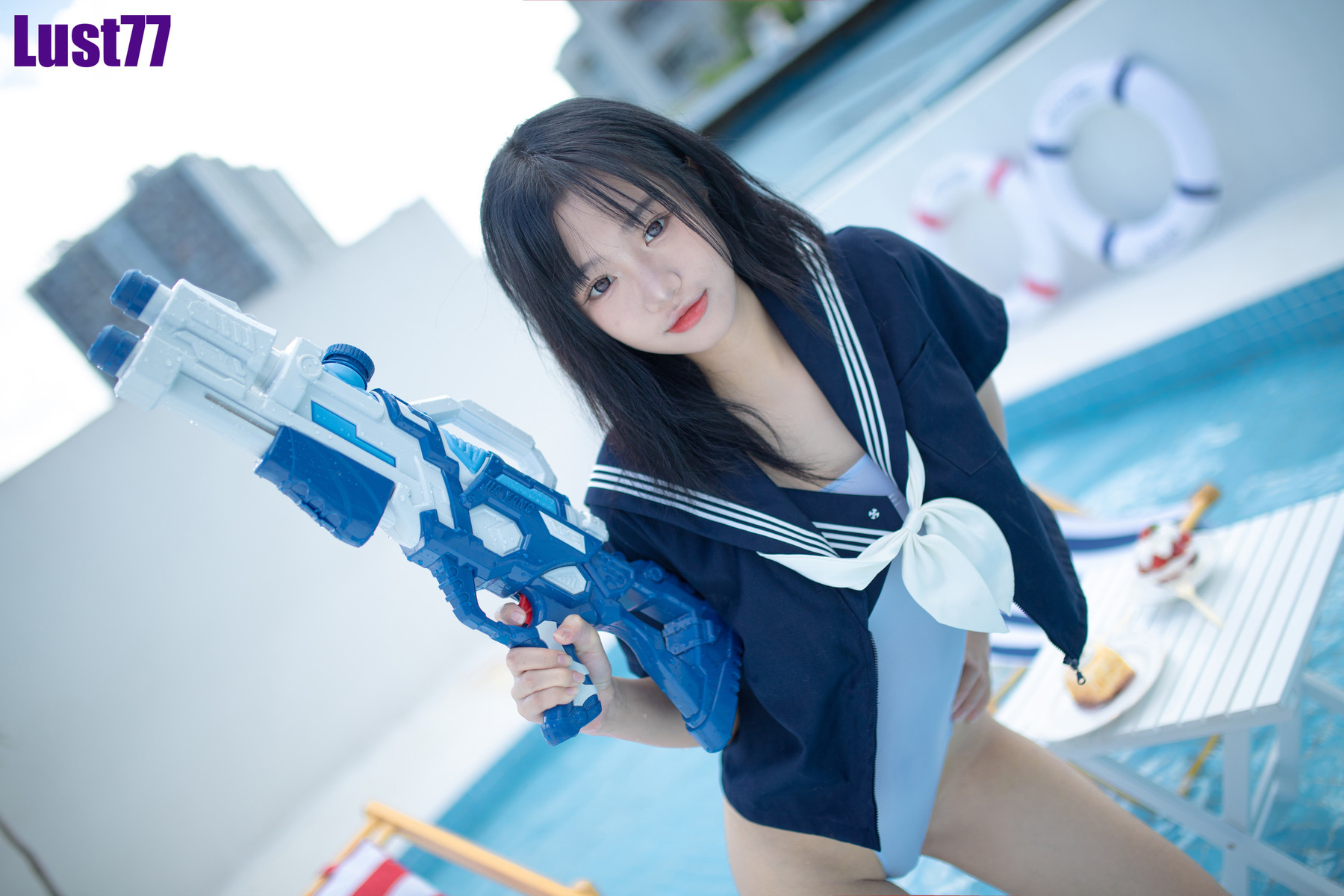 Cosplay 柒柒要乖哦 清凉夏日(18)